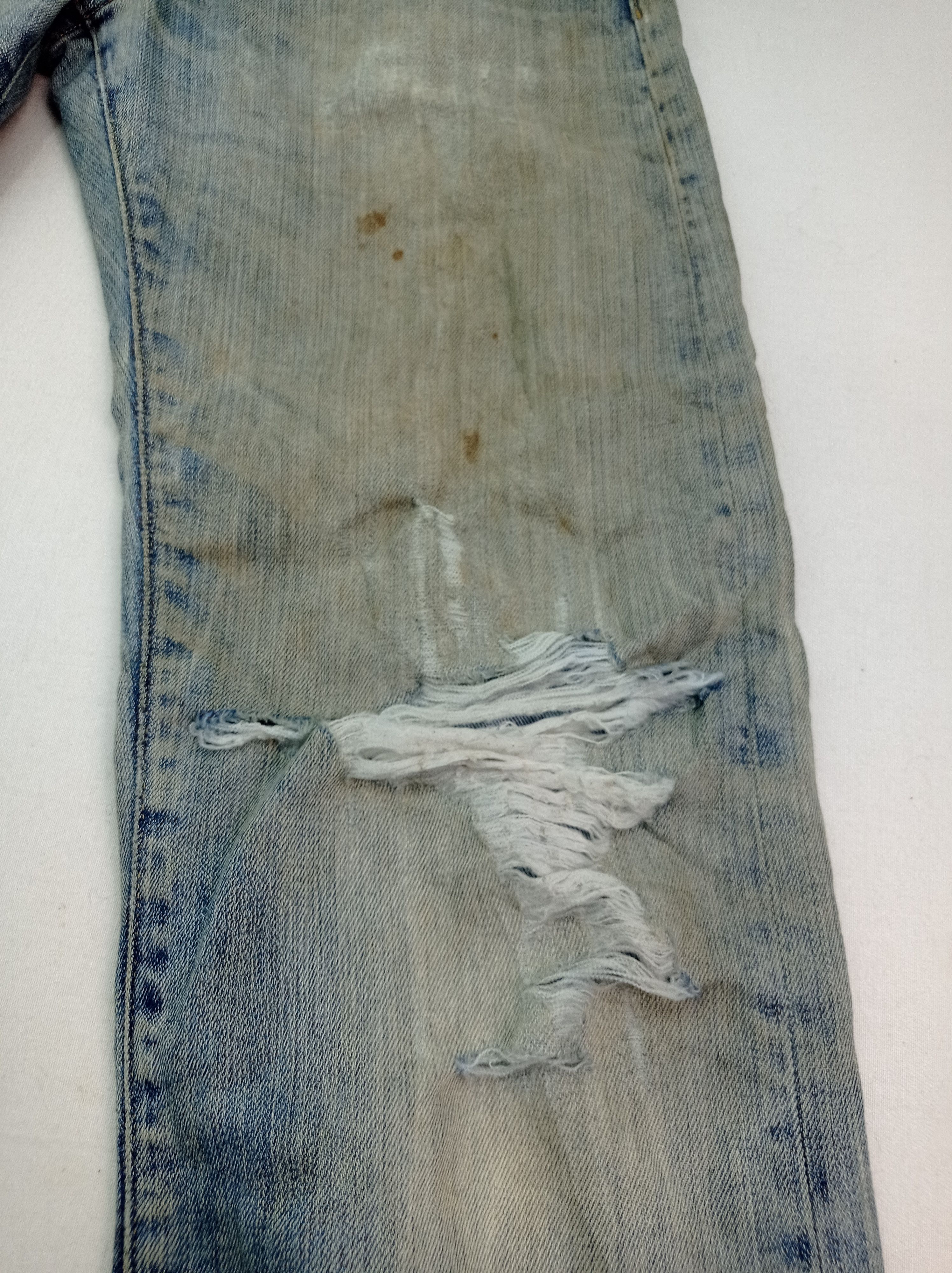 G-Star 🔥G Star Raw Distressed Denim Pants Size US 27 - 8 Thumbnail