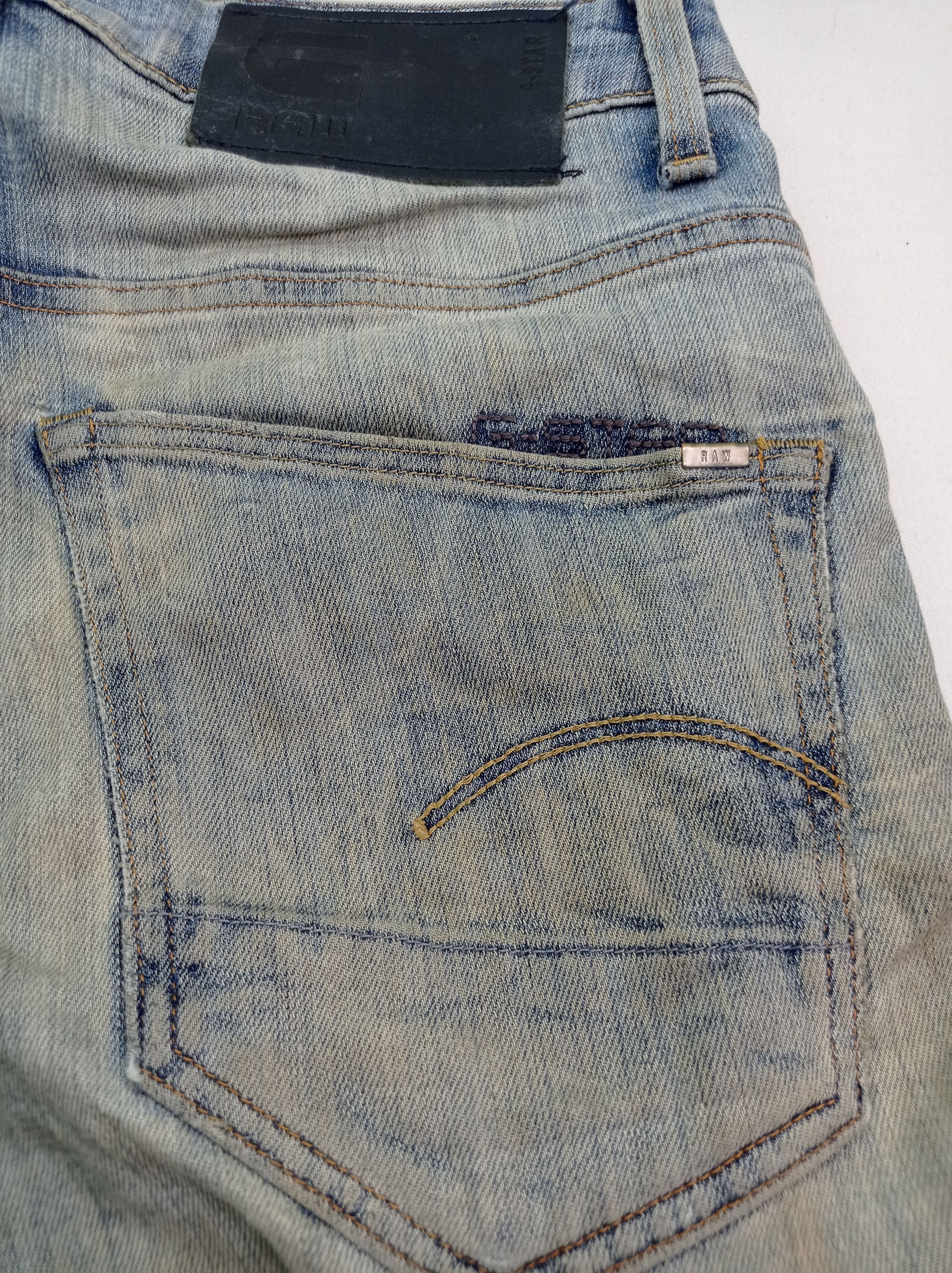 G-Star 🔥G Star Raw Distressed Denim Pants Size US 27 - 13 Thumbnail