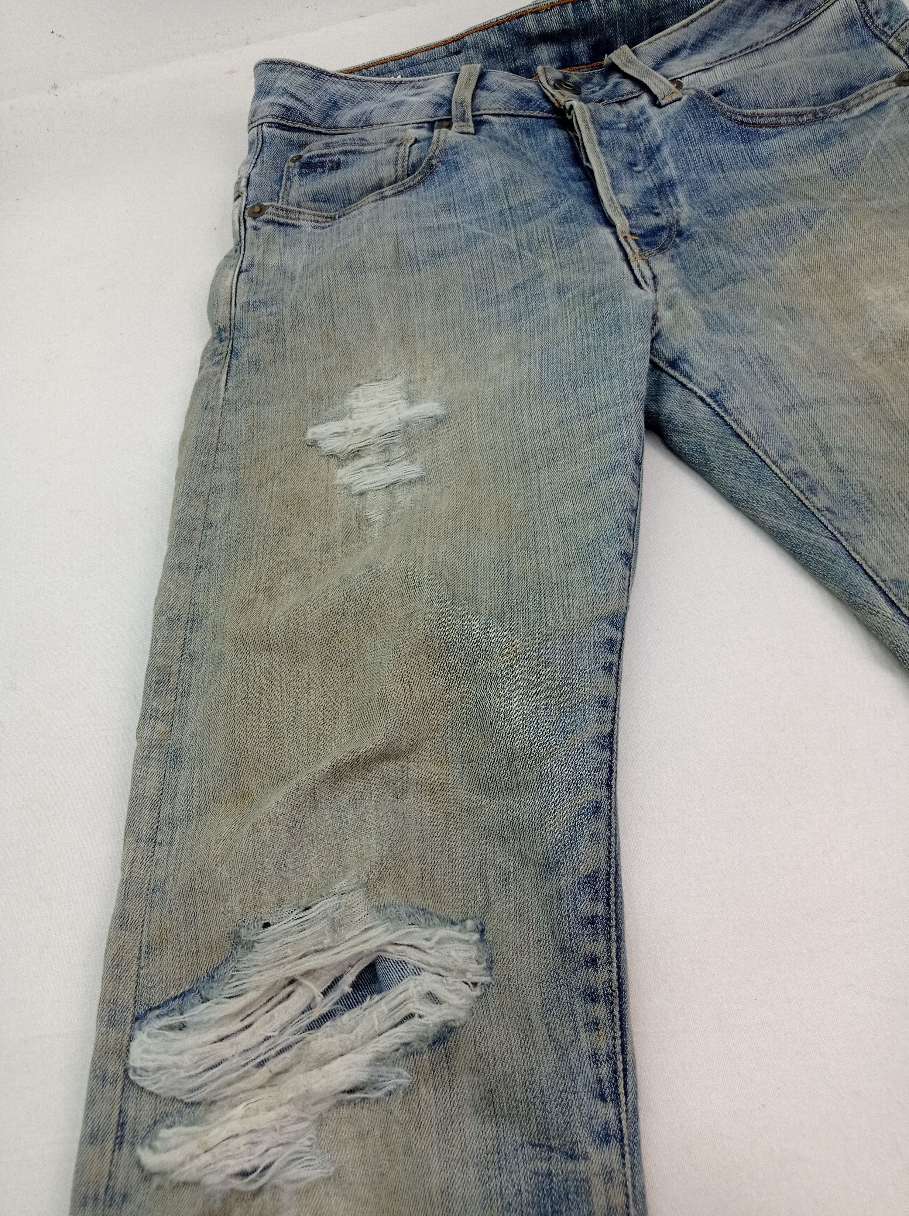 G-Star 🔥G Star Raw Distressed Denim Pants Size US 27 - 9 Thumbnail
