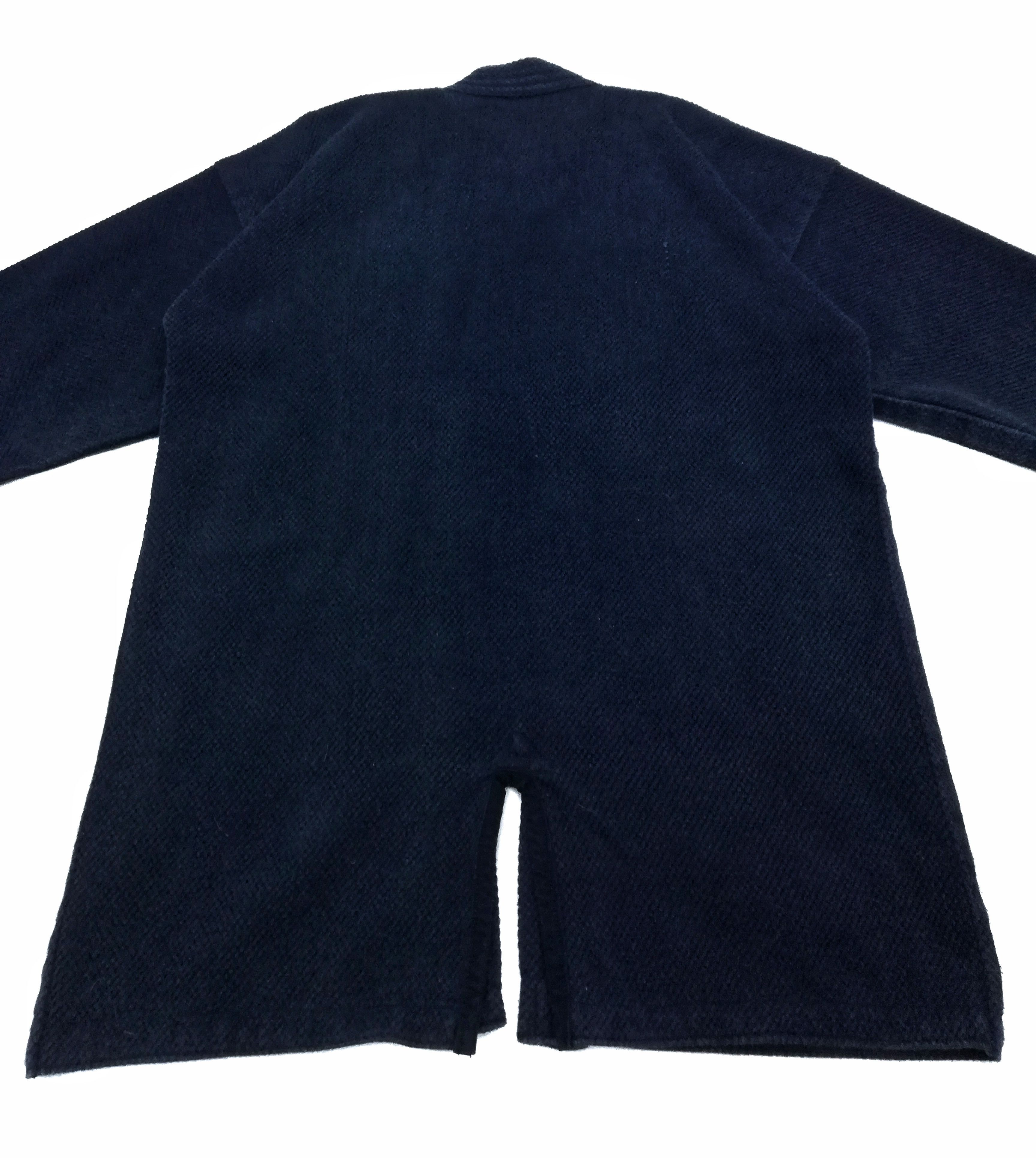Indigo × Japanese Brand 🔥Dyed Sashiko Noragi Kimono Visvim Style Design Cotton🔥 Size US L / EU 52-54 / 3 - 10 Thumbnail