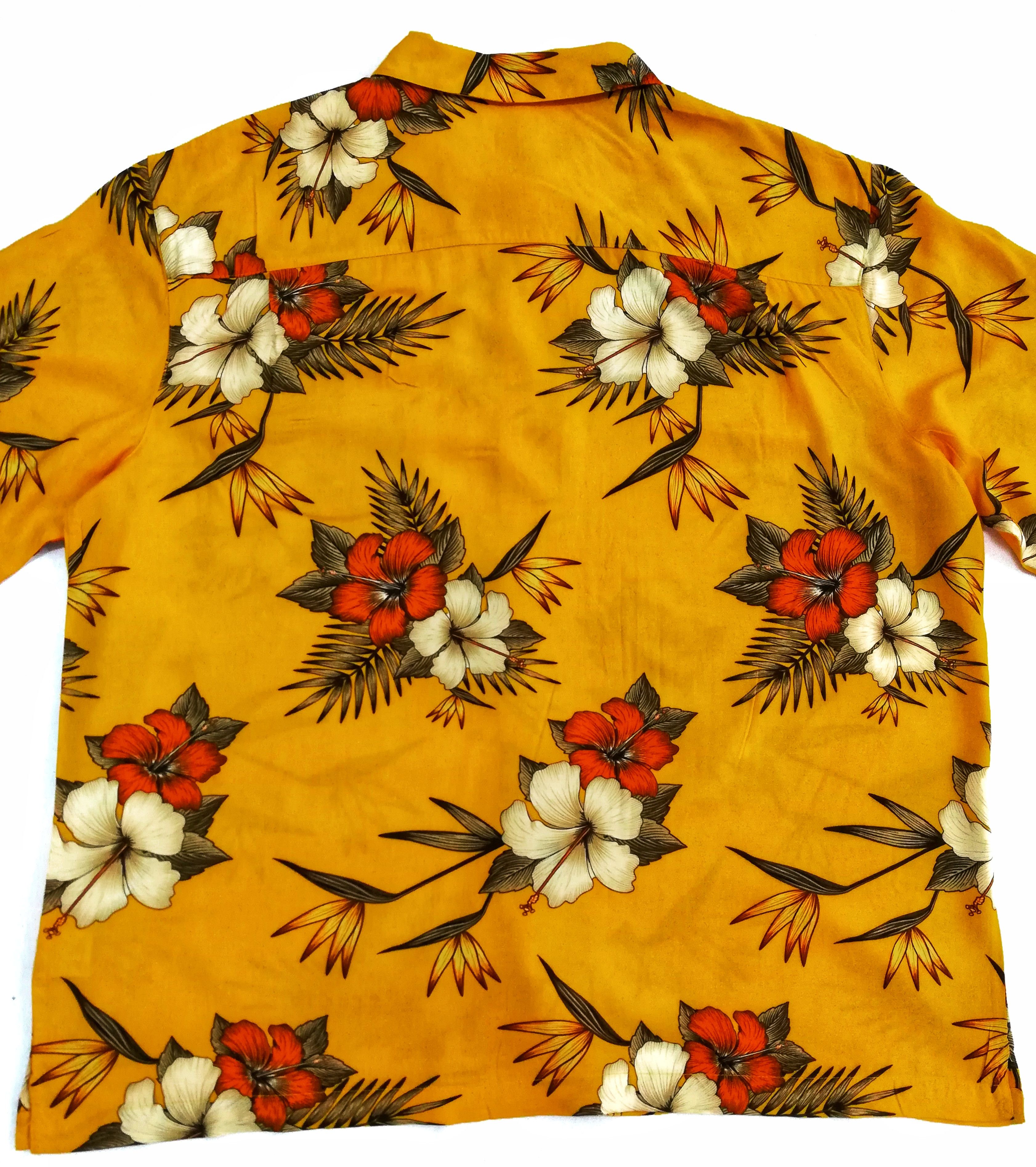 George 🔥SUMMER SALE 🏖 George Hawaii Rayon Wood Shirt Button Up Size US XL / EU 56 / 4 - 11 Thumbnail