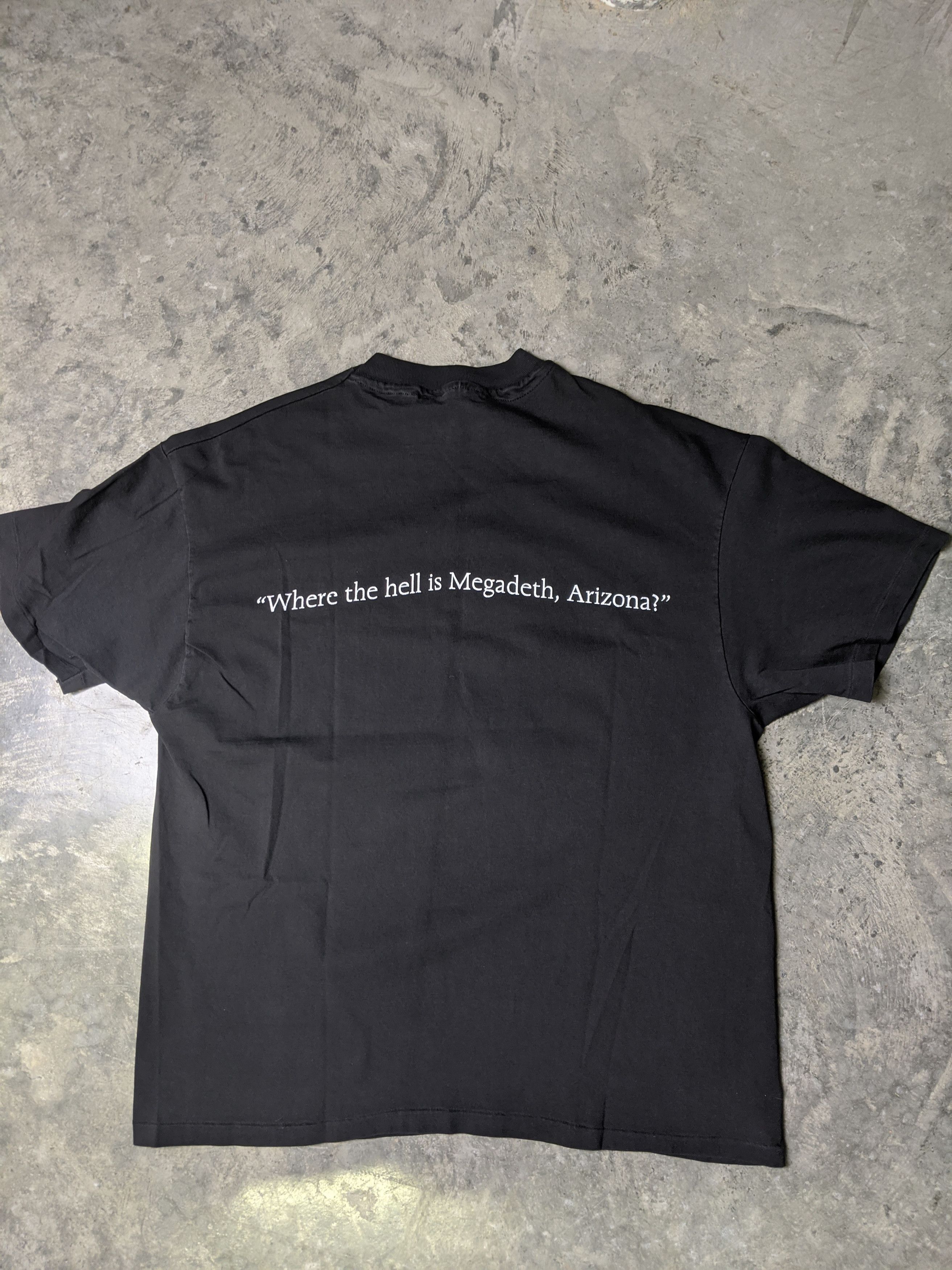Band Tees Vintage Megadeth Youthanasia Single Stitch Band T Shirt Size US XL / EU 56 / 4 - 5 Thumbnail