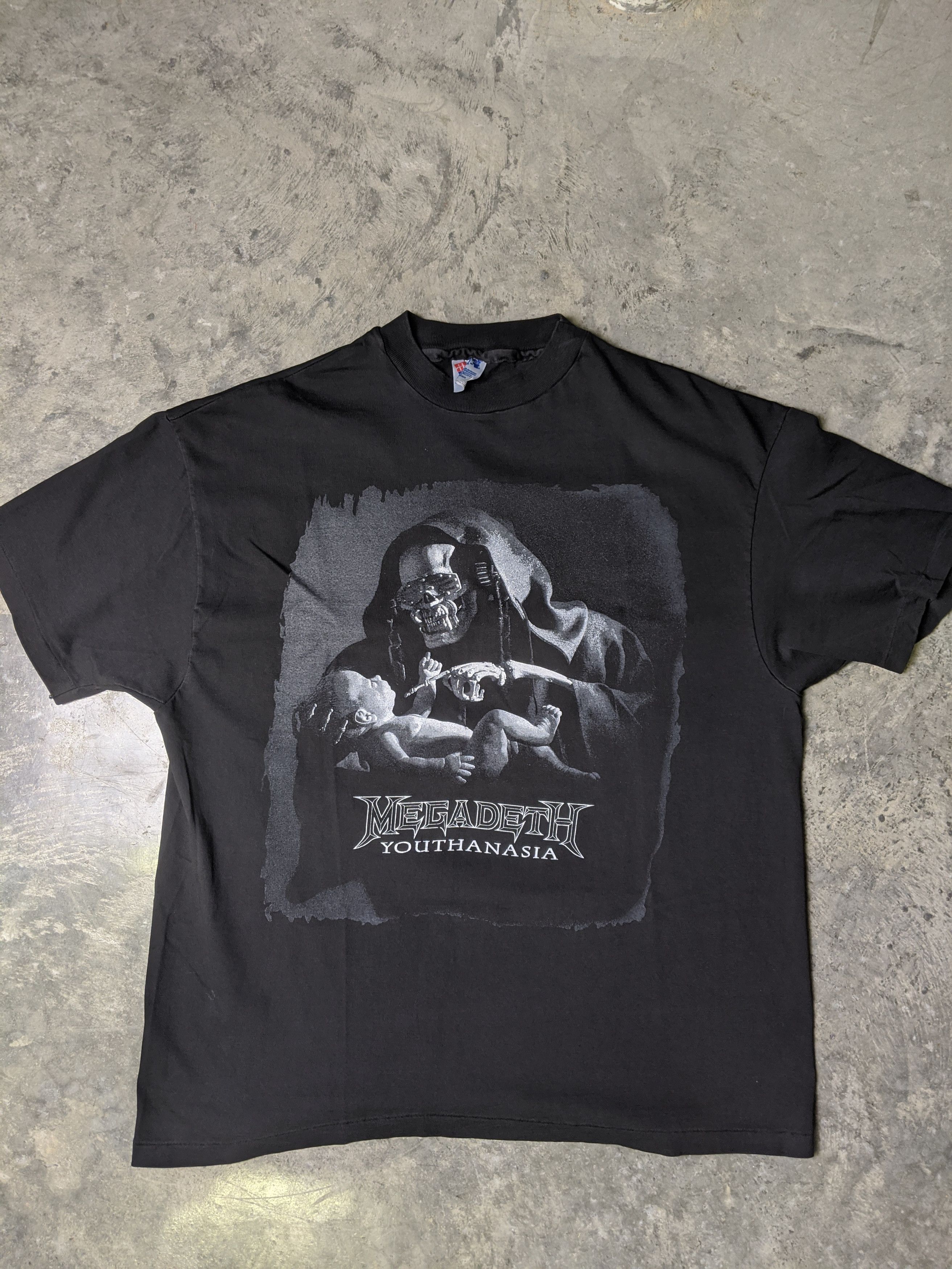 Vintage Megadeth Youthanasia Single Stitch Band T Shirt