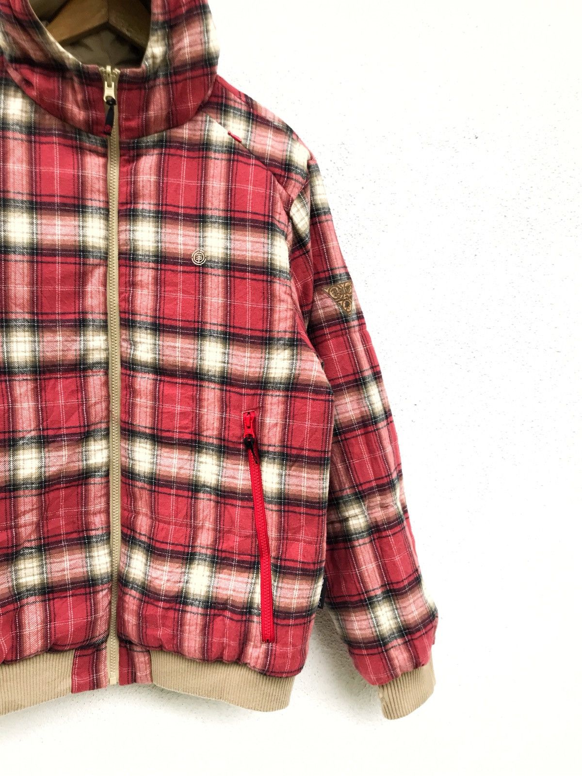 Element Element Reversible Skate Checked Tartan Plaid Zipper Jacket Size US M / EU 48-50 / 2 - 2 Thumbnail