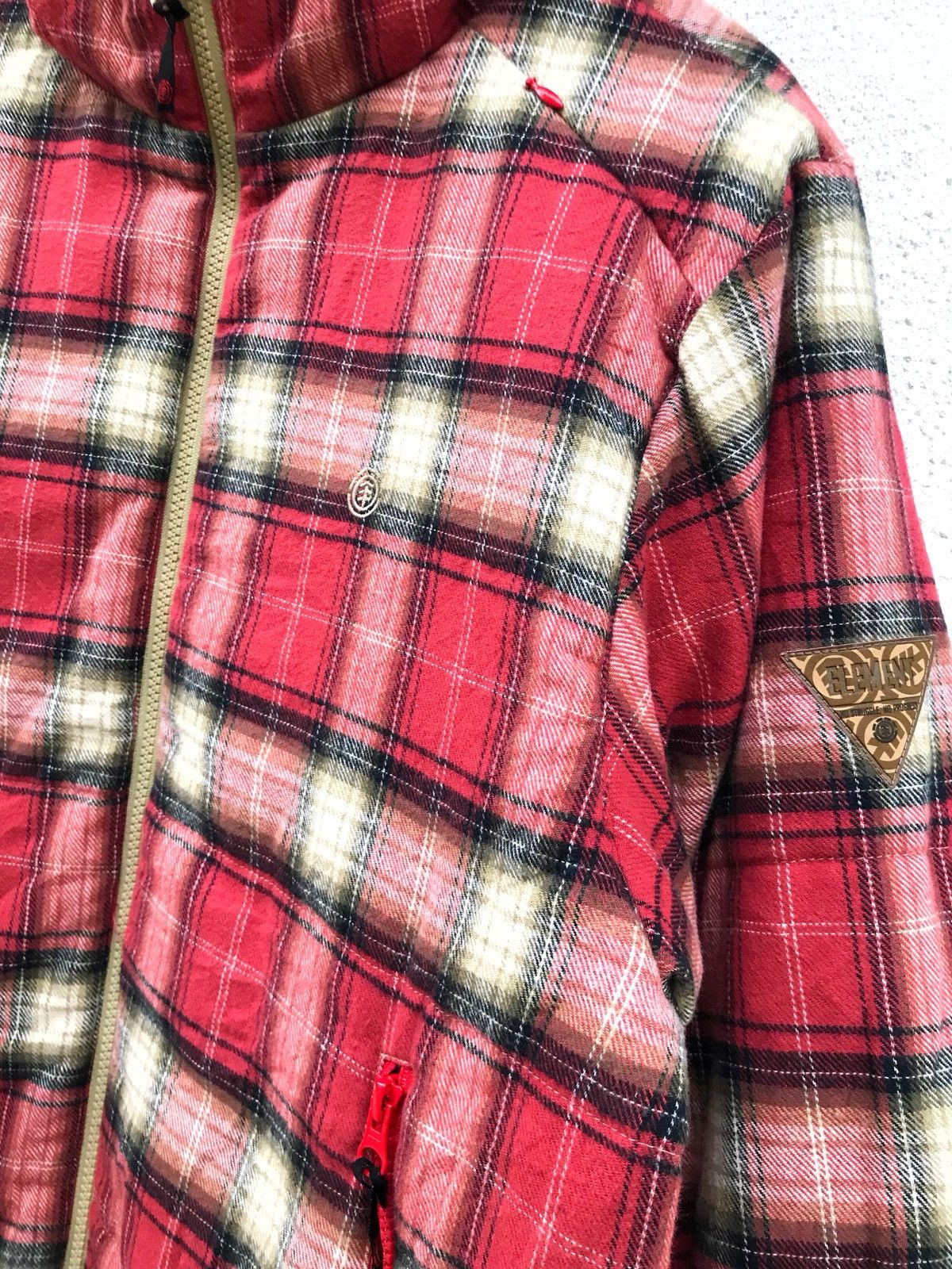 Element Element Reversible Skate Checked Tartan Plaid Zipper Jacket Size US M / EU 48-50 / 2 - 5 Thumbnail