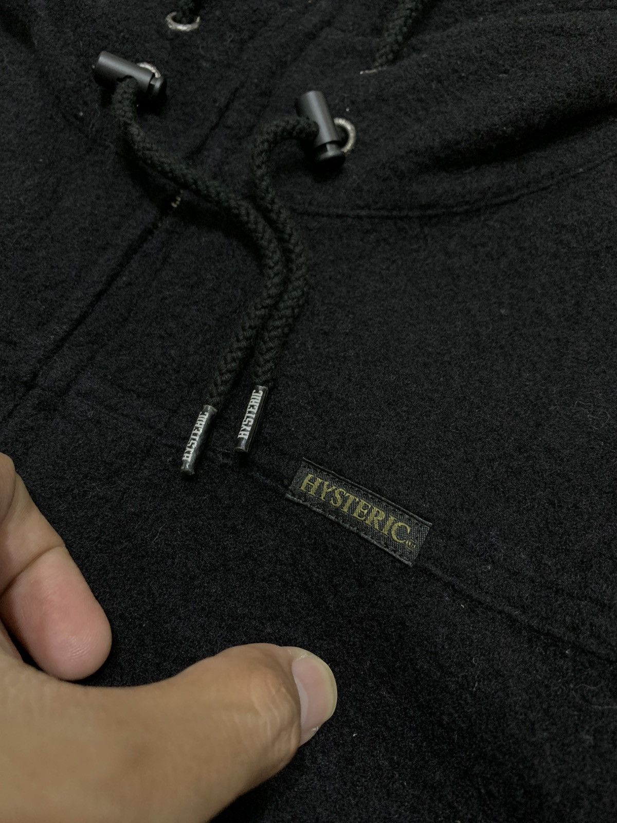 Hysteric Glamour VINTAGE HYSTERIC GLAMOUR WOOL BLEND ZIPPER HOODIE Size US S / EU 44-46 / 1 - 6 Thumbnail