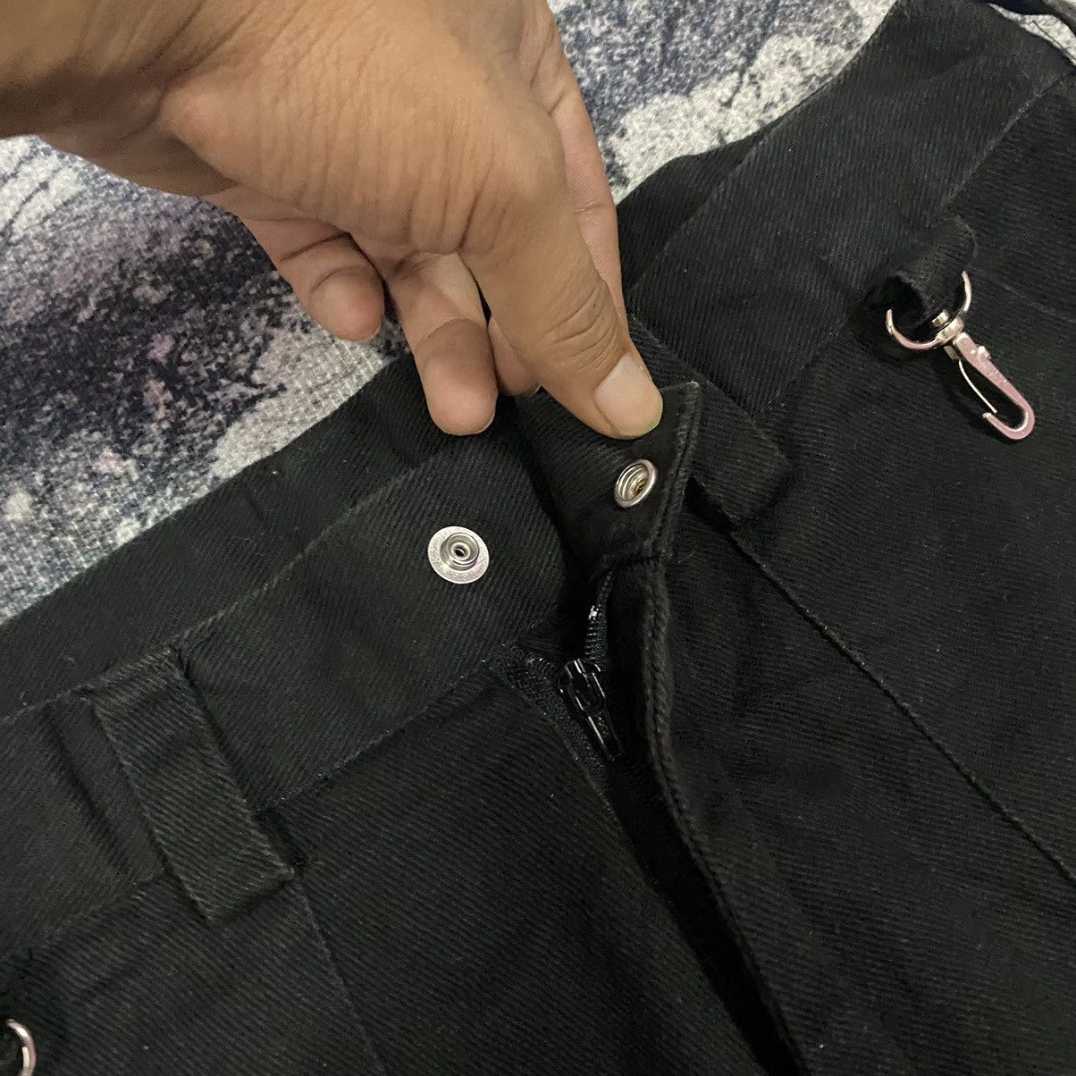 If Six Was Nine × Japanese Brand × KMRii Vintage Japanese Seditionaries Punk Zipper Pants Size US 29 - 7 Thumbnail