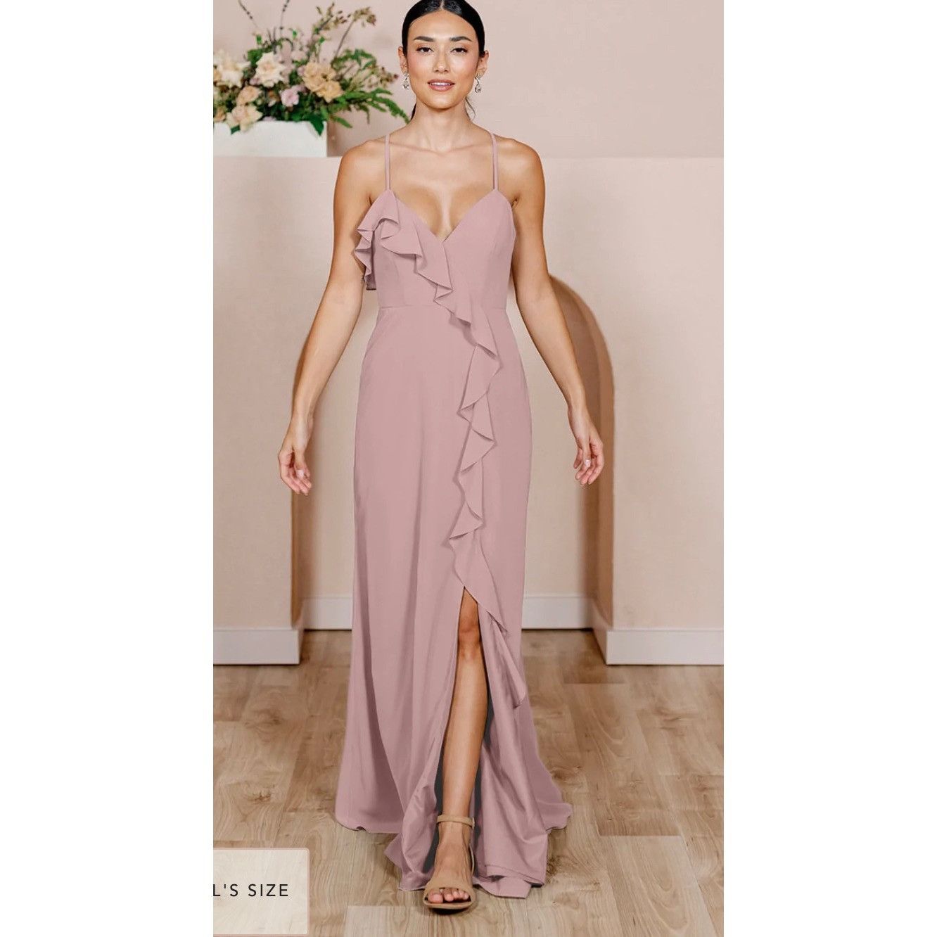 Revelry Mauve Paloma Bridesmaid Gown Size 4