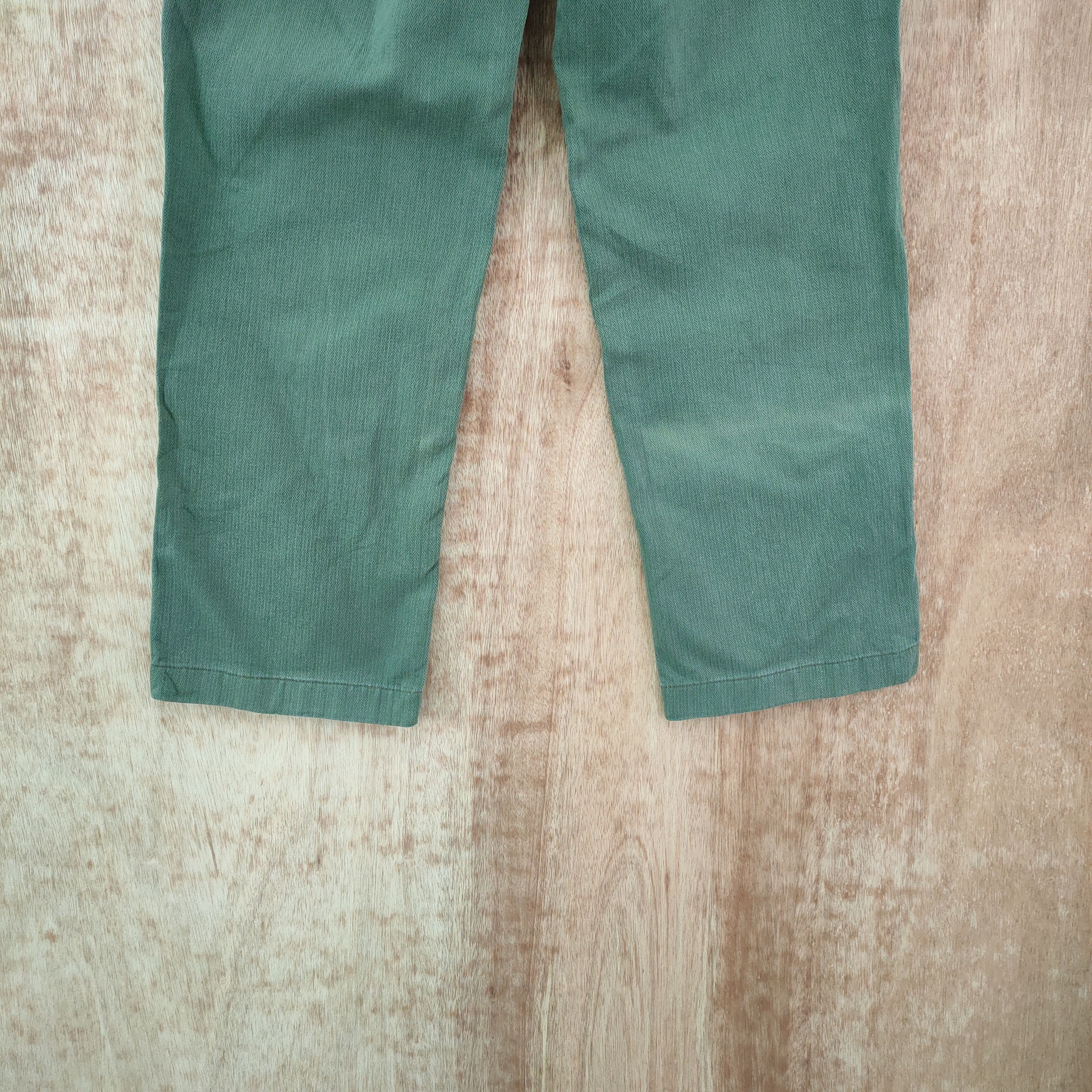 Vintage VINTAGE CAMCO FADED GREEN TROUSERS CHINO PANTS Size US 32 / EU 48 - 9 Thumbnail