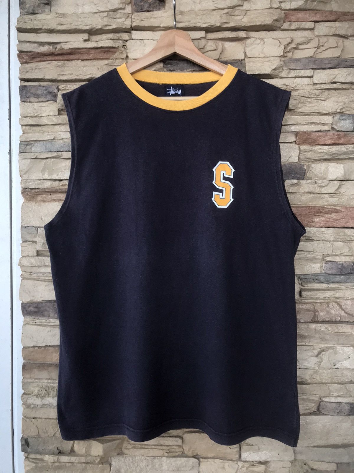 Stussy Vintage Stussy Nyltla Tank Top / Sleeveness Tee Size US L / EU 52-54 / 3 - 1 Thumbnail