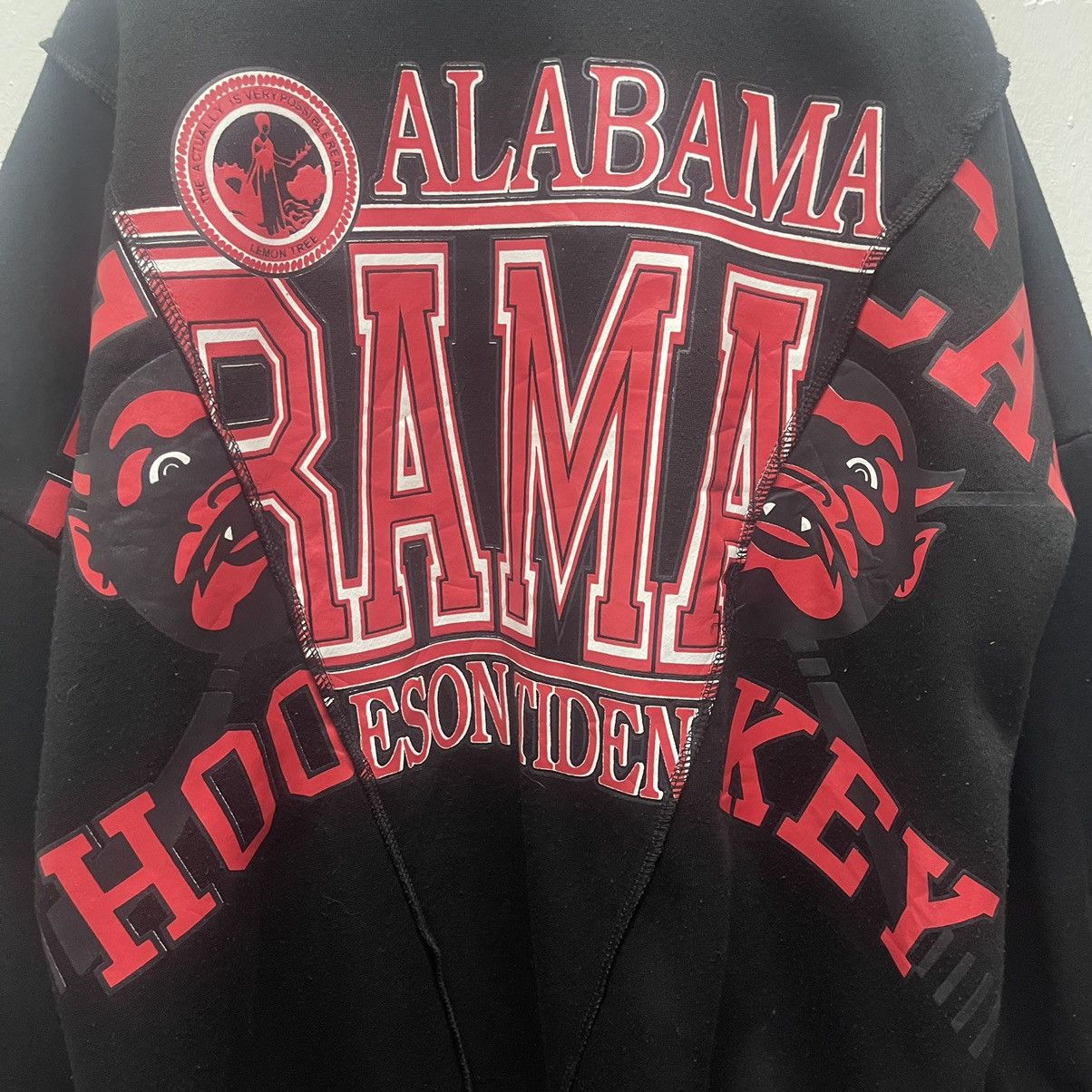 If Six Was Nine Alabama Overprint Devil Seditionaries Style Sweater Size US L / EU 52-54 / 3 - 3 Thumbnail