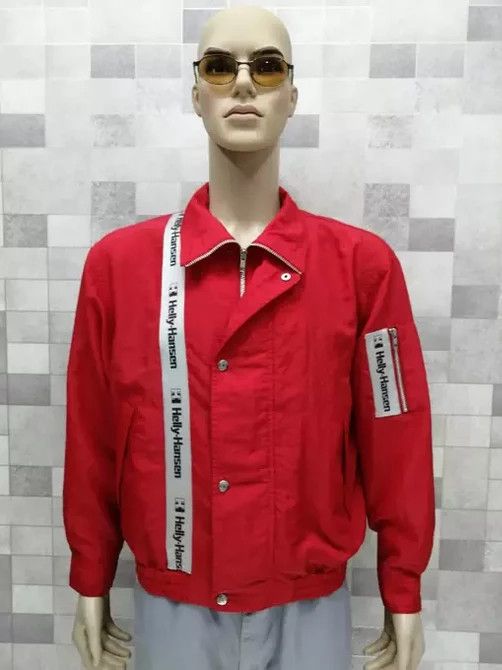 Helly Hansen RARE!🔥HELLY HANSEN Bomber Style Nylon Jacket Size US M / EU 48-50 / 2 - 2 Thumbnail