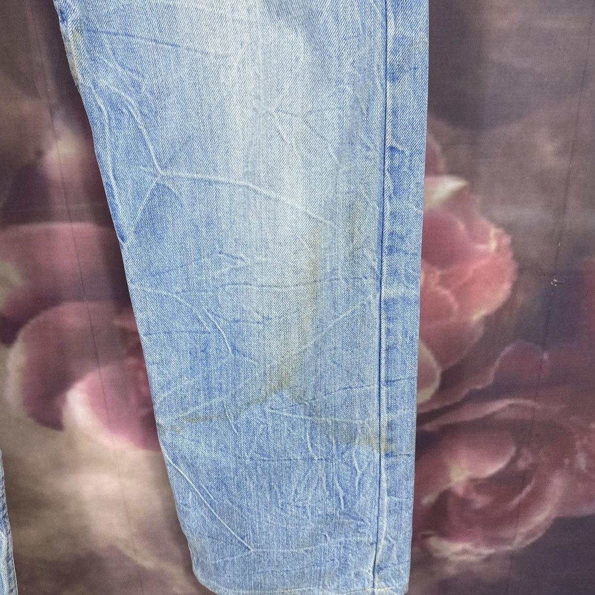 Japanese Brand × KMRii × Vintage Vintage Japanese Double Waist Light Washed Denim Jeans Size US 32 / EU 48 - 6 Thumbnail