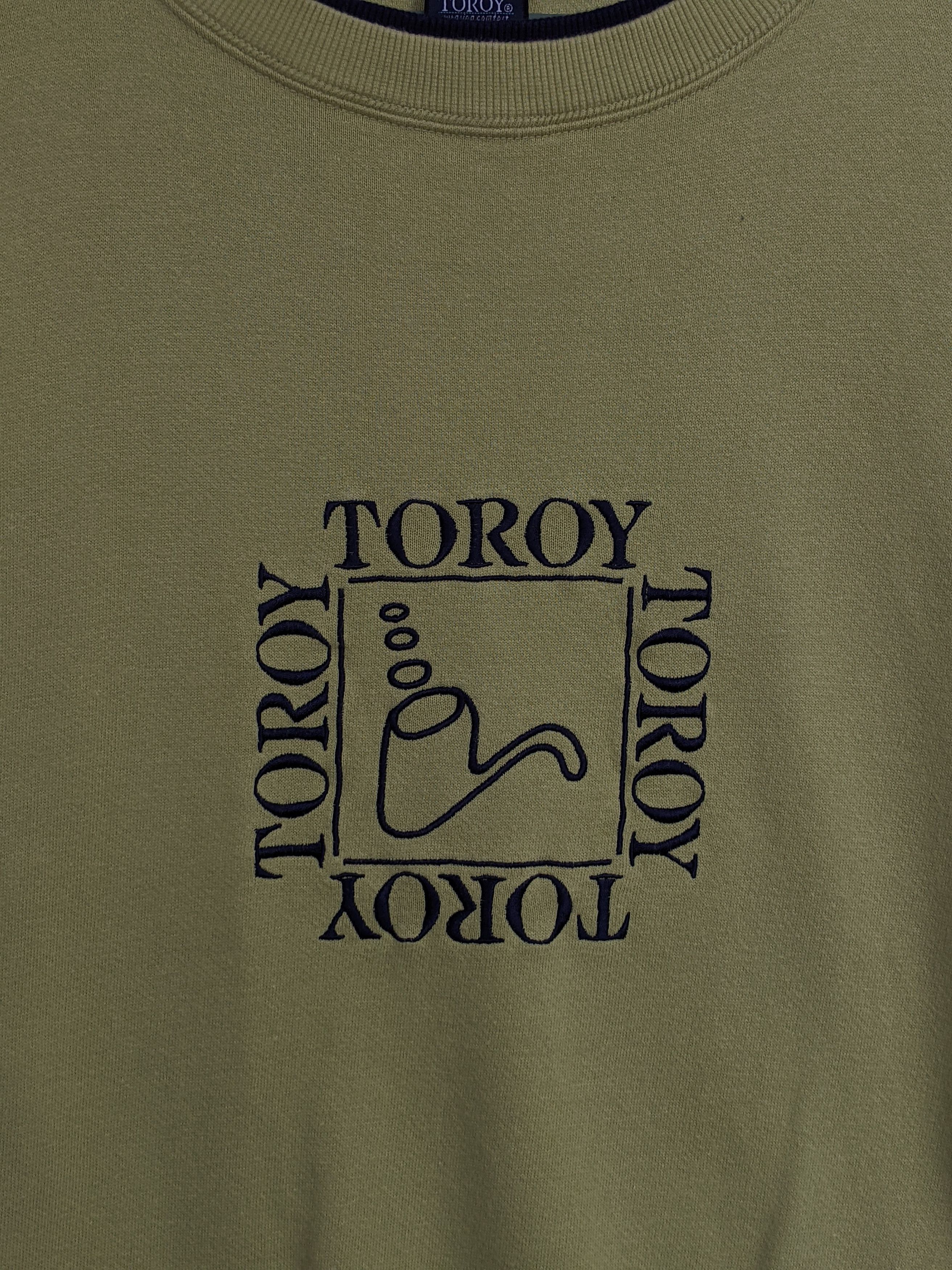 Japanese Brand × Vintage Vintage Toroy Embroidery Logo Sweatshirt Size US M / EU 48-50 / 2 - 3 Thumbnail
