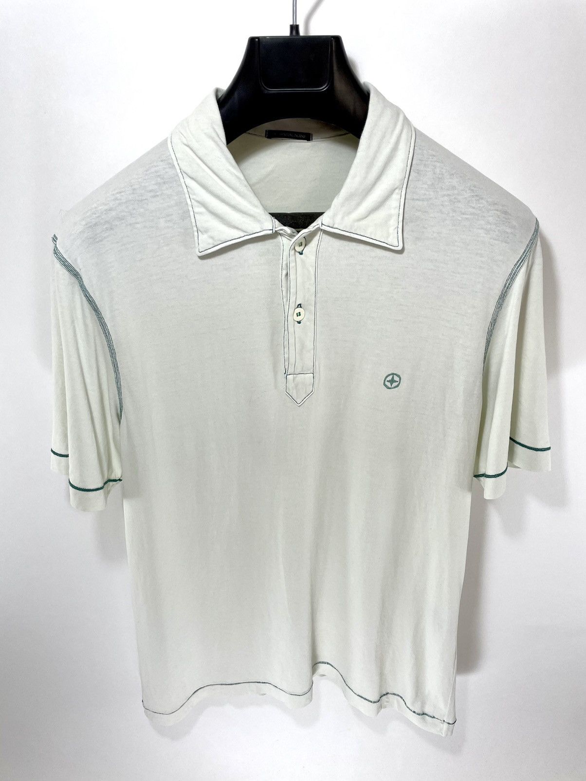 Stone Island stone island vintage polo shirt Size US M / EU 48-50 / 2 - 3 Thumbnail