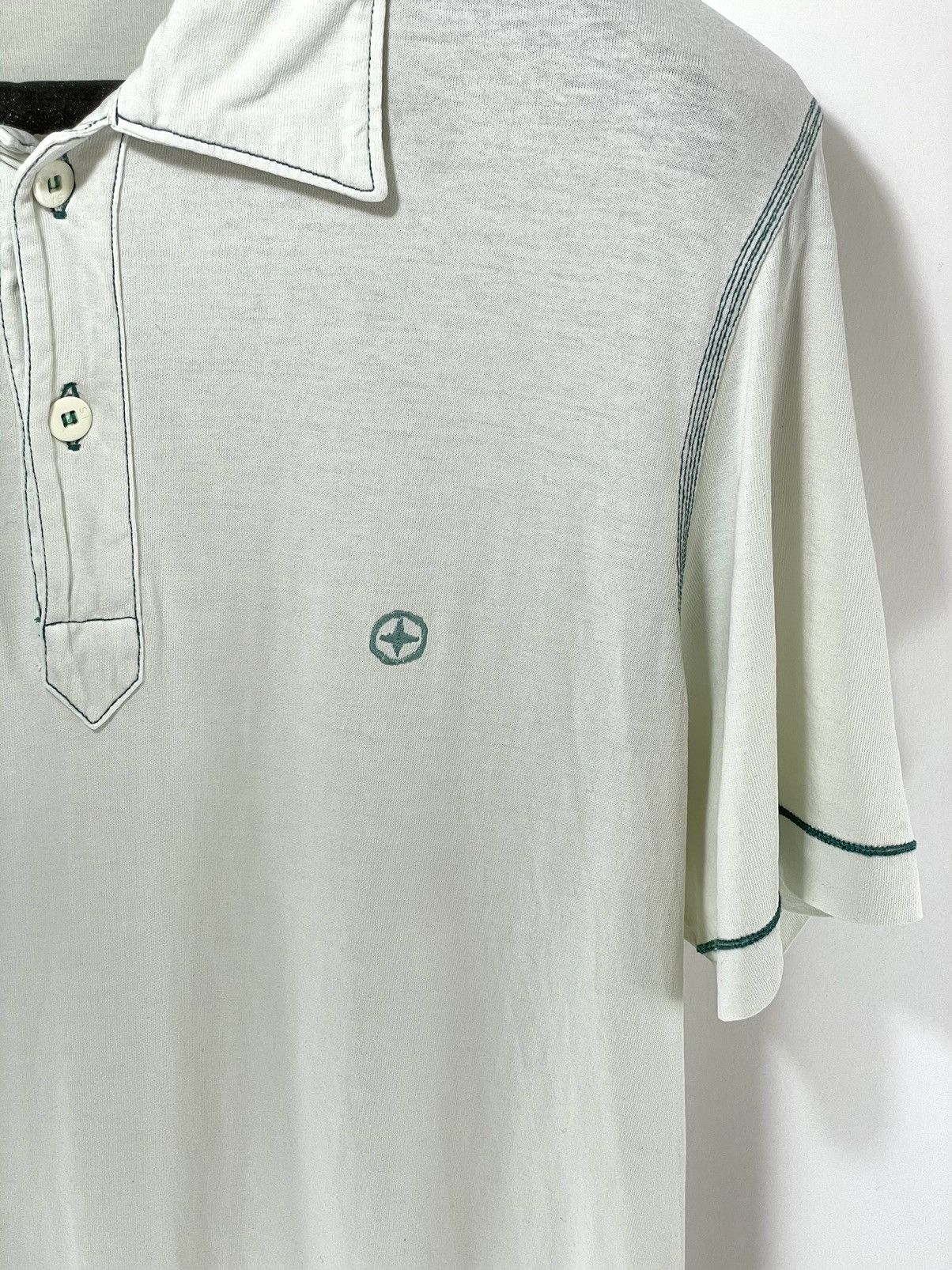 Stone Island stone island vintage polo shirt Size US M / EU 48-50 / 2 - 2 Thumbnail