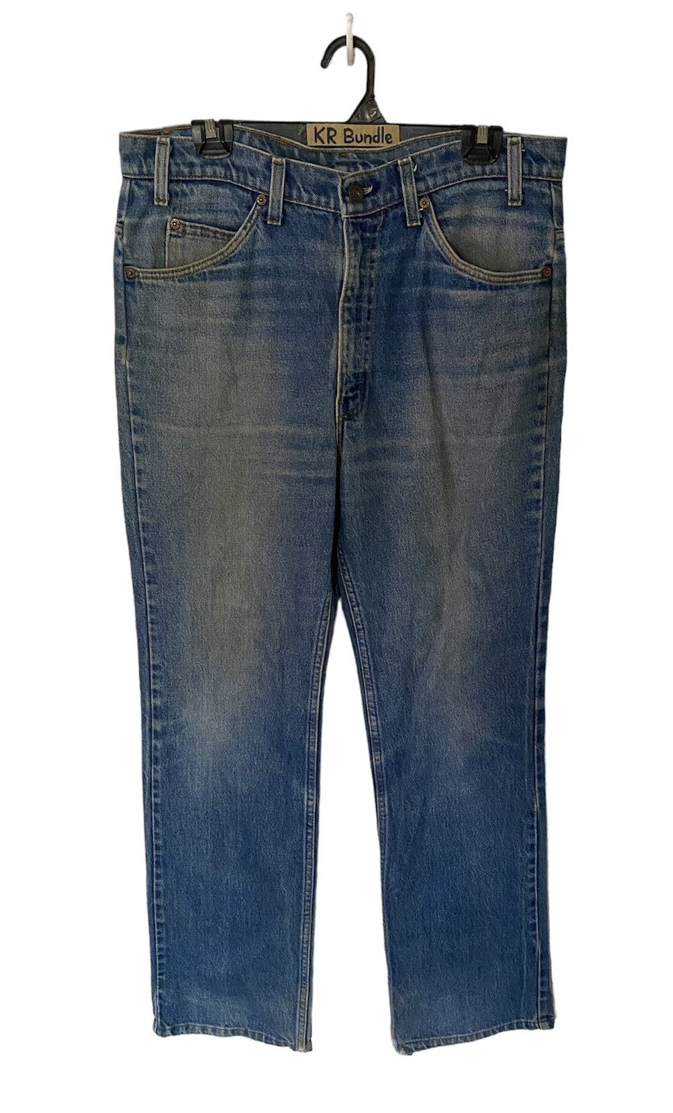 Levi's × Vintage Vintage Levi’s 513 Distressed Orange Tab Size US 34 / EU 50 - 1 Thumbnail