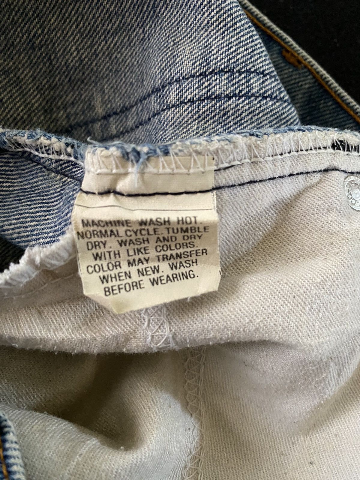 Levi's × Vintage Vintage Levi’s 513 Distressed Orange Tab Size US 34 / EU 50 - 13 Thumbnail