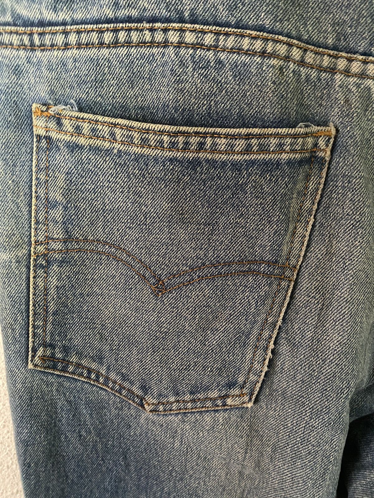 Levi's × Vintage Vintage Levi’s 513 Distressed Orange Tab Size US 34 / EU 50 - 9 Thumbnail