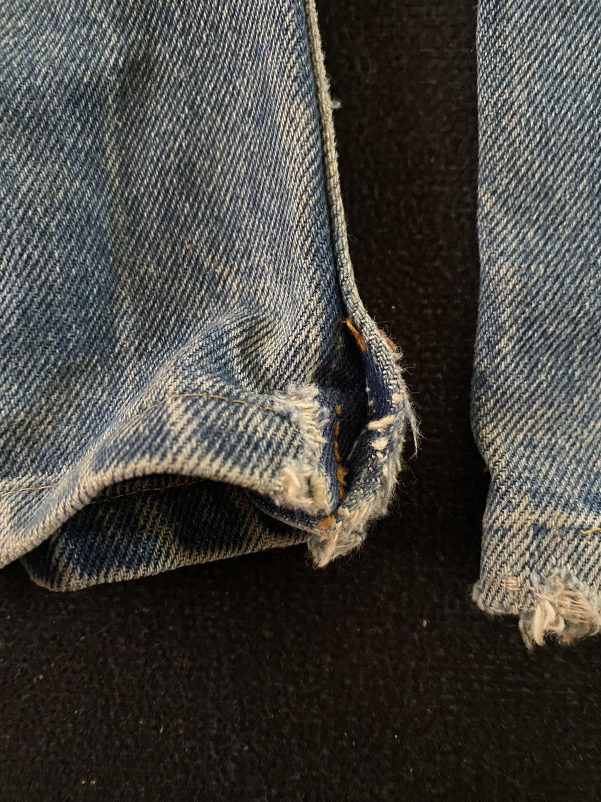 Levi's × Vintage Vintage Levi’s 513 Distressed Orange Tab Size US 34 / EU 50 - 12 Thumbnail