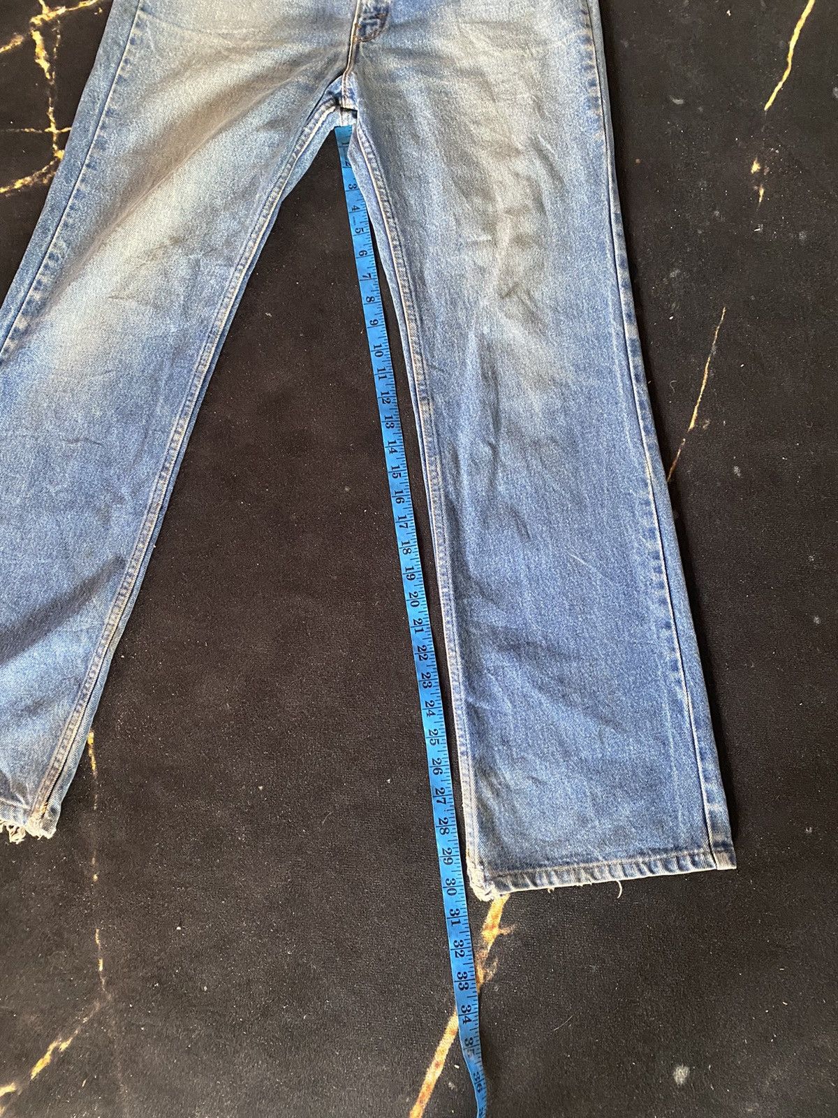 Levi's × Vintage Vintage Levi’s 513 Distressed Orange Tab Size US 34 / EU 50 - 17 Thumbnail