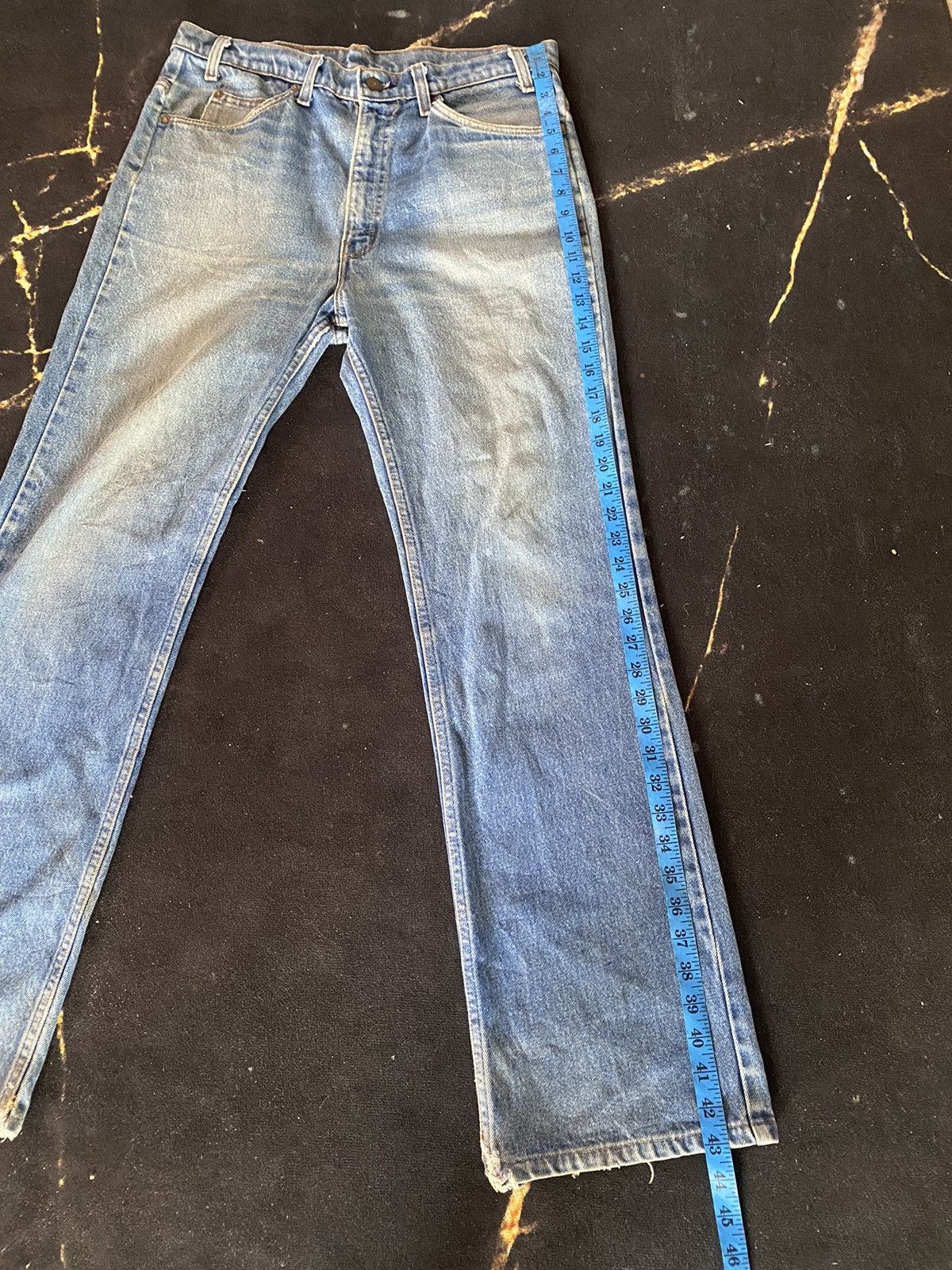 Levi's × Vintage Vintage Levi’s 513 Distressed Orange Tab Size US 34 / EU 50 - 18 Thumbnail