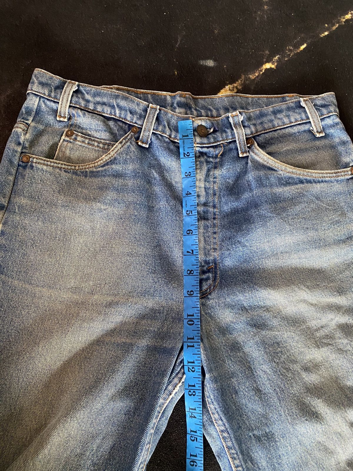 Levi's × Vintage Vintage Levi’s 513 Distressed Orange Tab Size US 34 / EU 50 - 16 Thumbnail