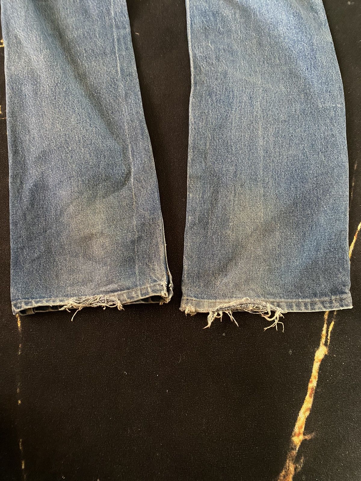 Levi's × Vintage Vintage Levi’s 513 Distressed Orange Tab Size US 34 / EU 50 - 11 Thumbnail