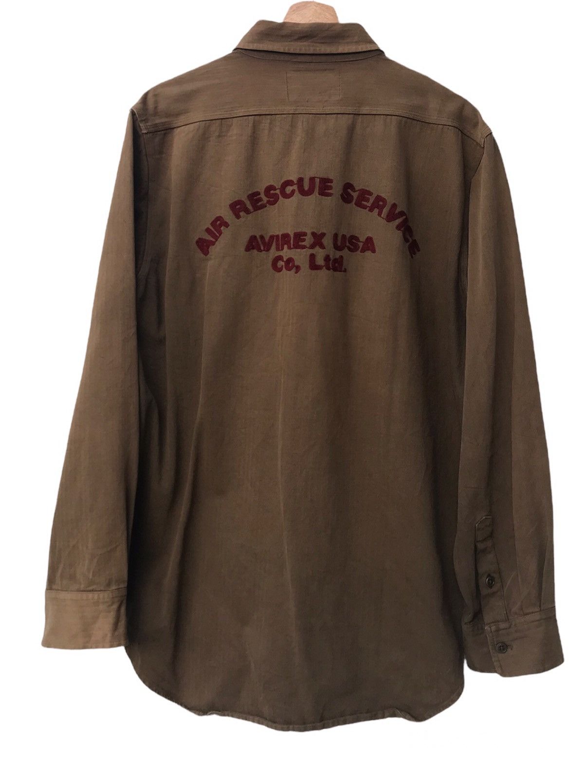 Avirex Vintage Avirex Air Rescue Service Officer’s Uniform Shirt Size US L / EU 52-54 / 3 - 1 Thumbnail