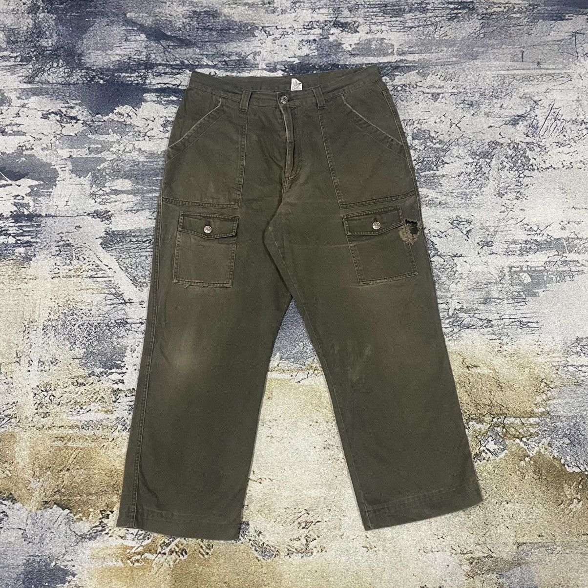 image of If Six Was Nine x Vintage Japanese Target Tactical Multipocket Bush Pants in Grey, Men's (Size 36)