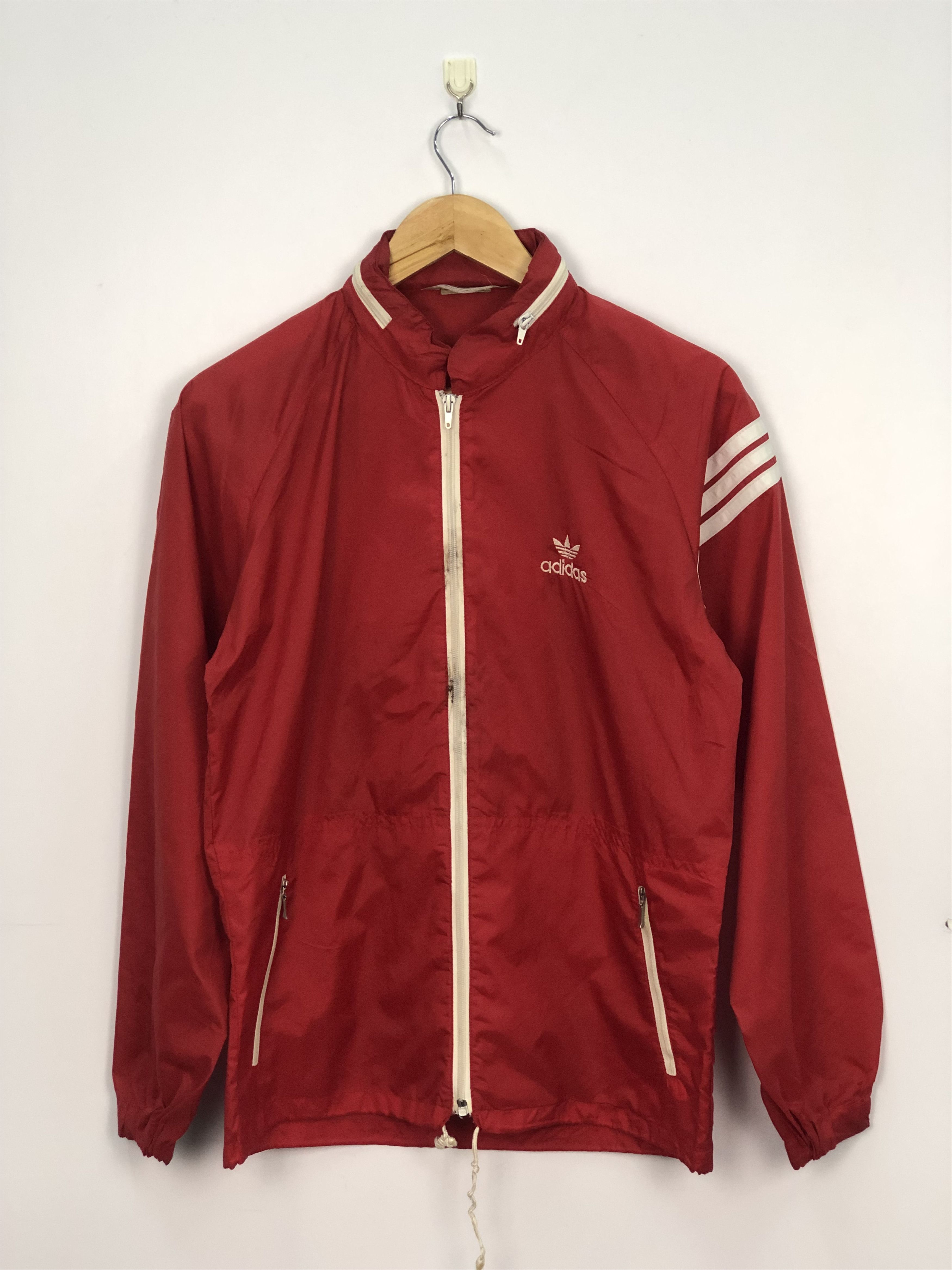 Vintage Adidas Windbreaker Zipper Light Jacket