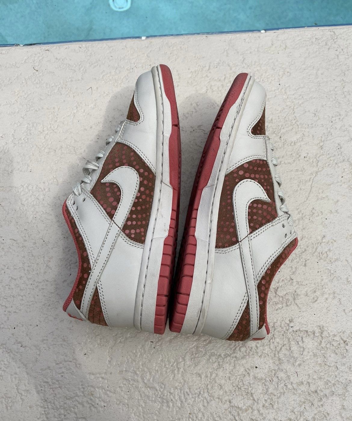 Nike Nike Dunk Low Cognac Sneakers Beige Brown Skate Shoes Size US 6 / IT 36 - 4 Thumbnail