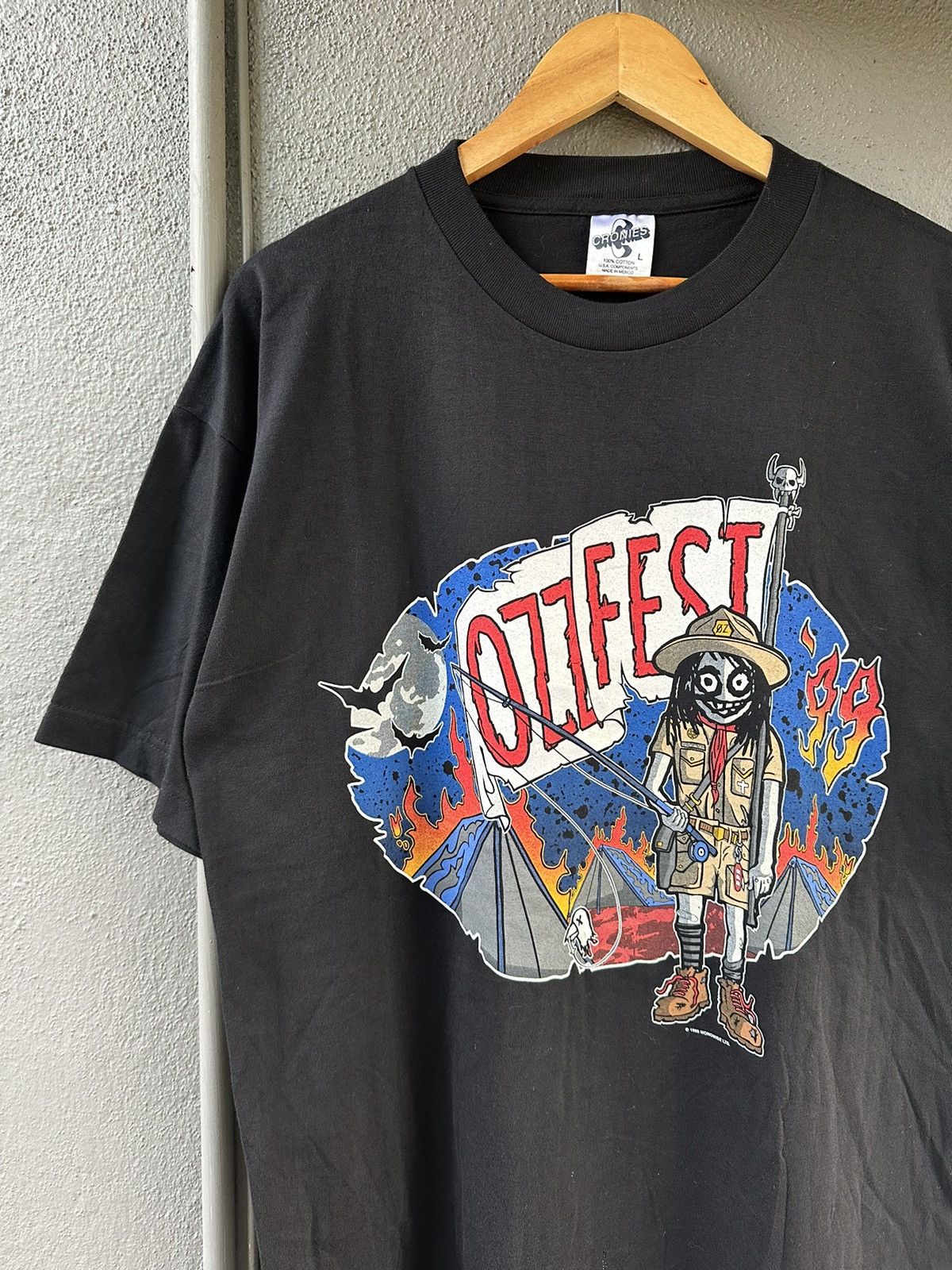 Vintage Vintage Ozzy Fest Ozzy Osbourne band tees 90’s oversized L ...