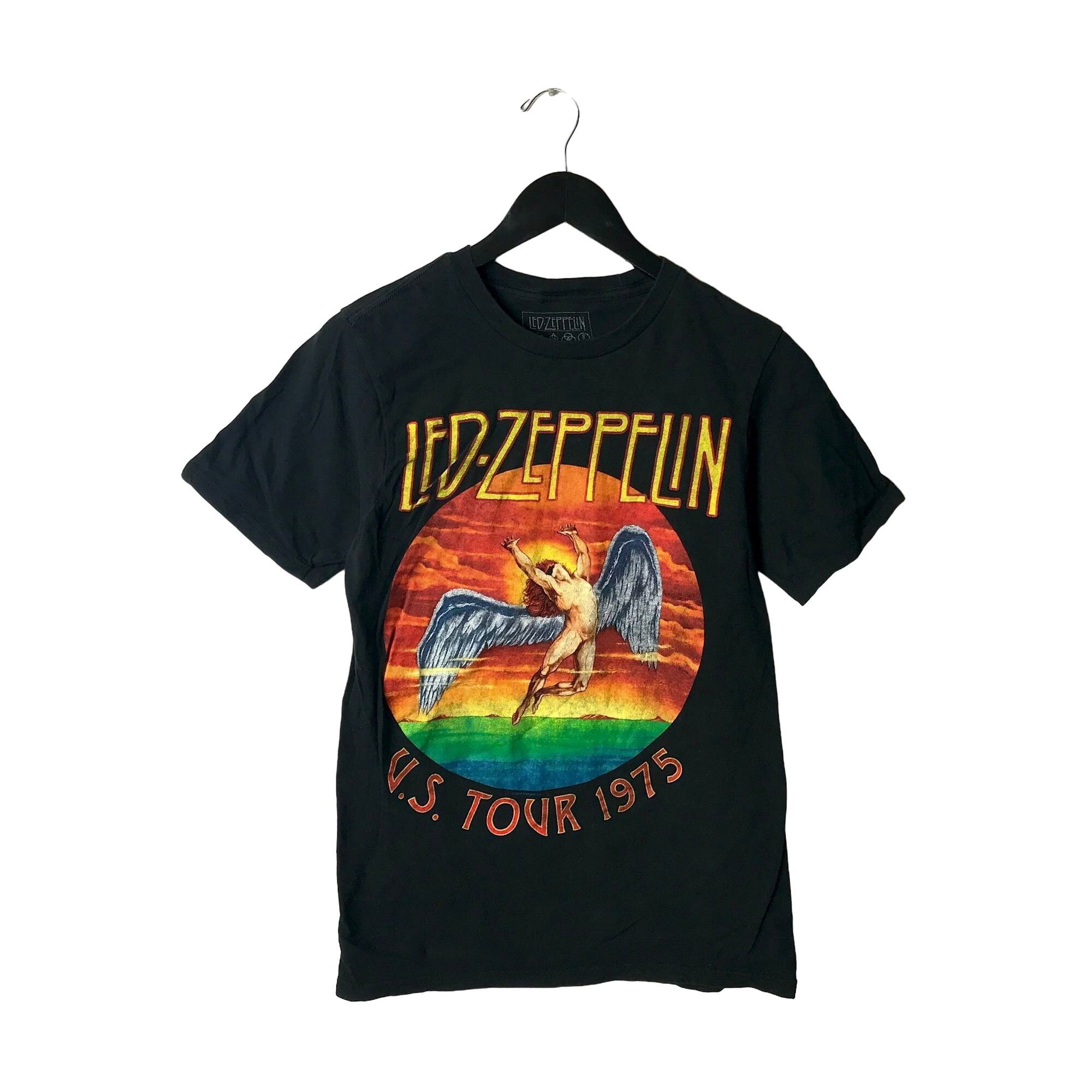 Led Zeppelin UK Tour '71 Negro - Textil Camisetas Manga Larga 21,40