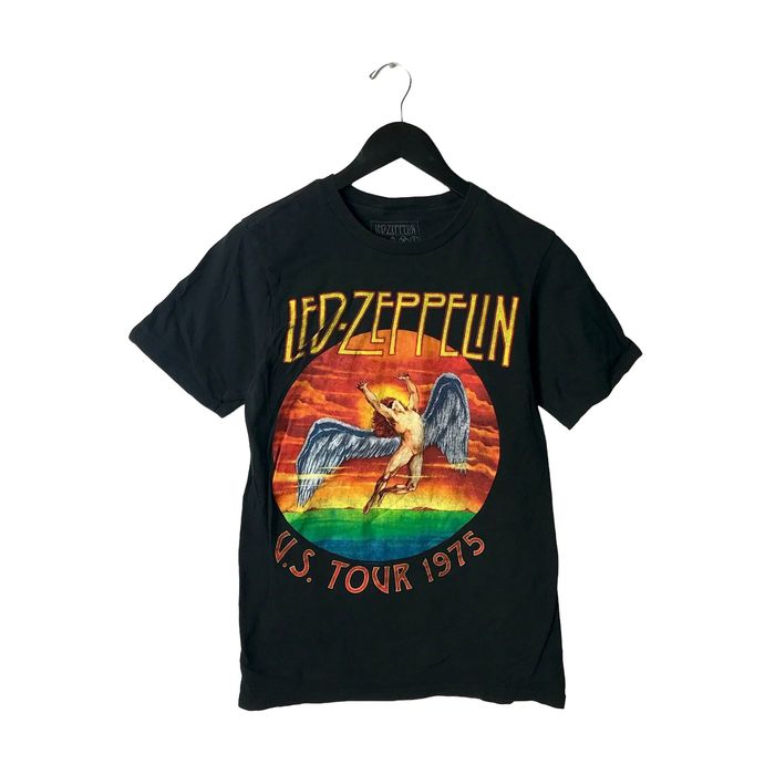 Urban Outfitters Led Zeppelin US Tour T Shirt Heavy Rock Band Angel