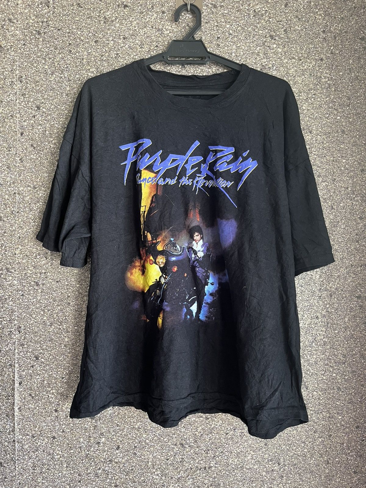 image of Vintage Purple Rain Ft35 in Black, Men's (Size 2XL)