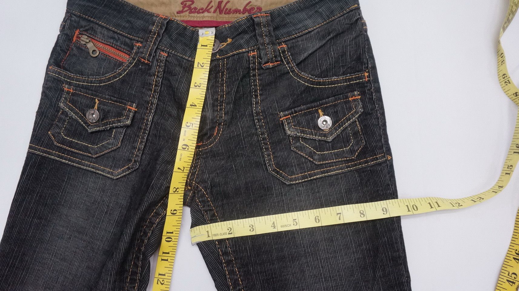 Japanese Brand BACK NUMBER Flared Skinny Low rise Womens Corduroy Size US 29 - 11 Thumbnail