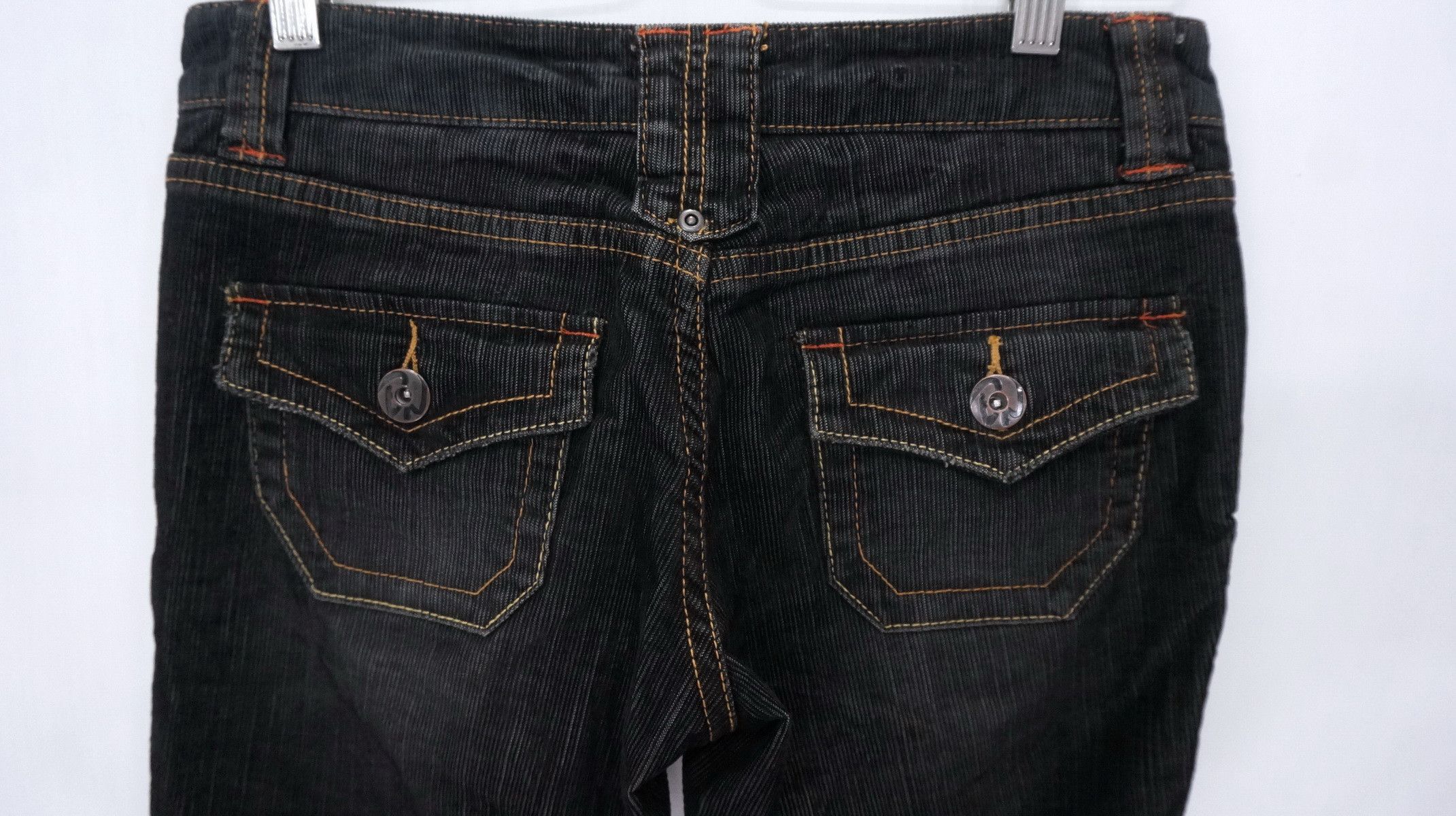 Japanese Brand BACK NUMBER Flared Skinny Low rise Womens Corduroy Size US 29 - 7 Thumbnail