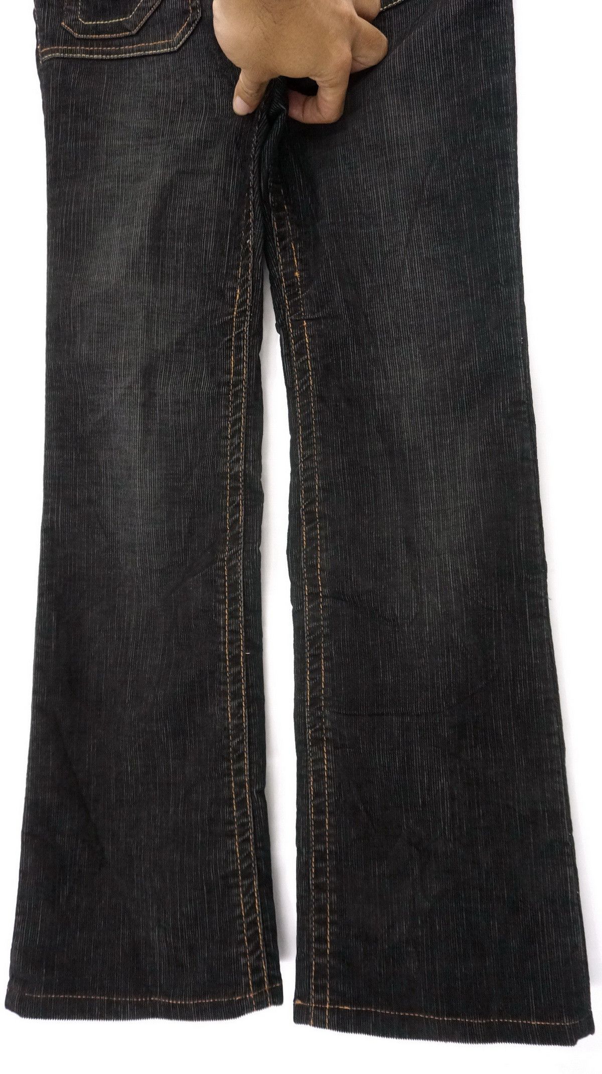 Japanese Brand BACK NUMBER Flared Skinny Low rise Womens Corduroy Size US 29 - 6 Thumbnail