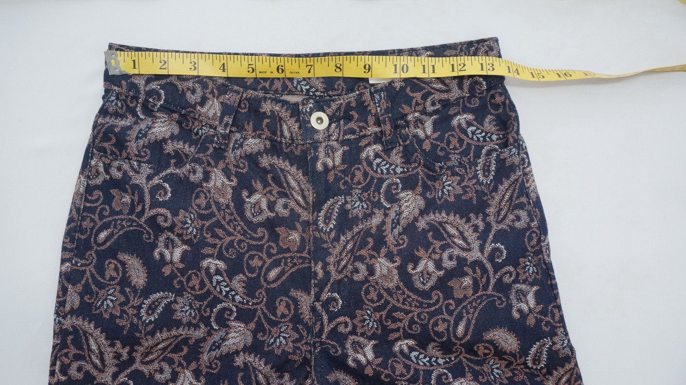 Japanese Brand Japanese Brand J-GRAVITY Floral Light Denim Women's Pants Size 27" / US 4 / IT 40 - 9 Thumbnail
