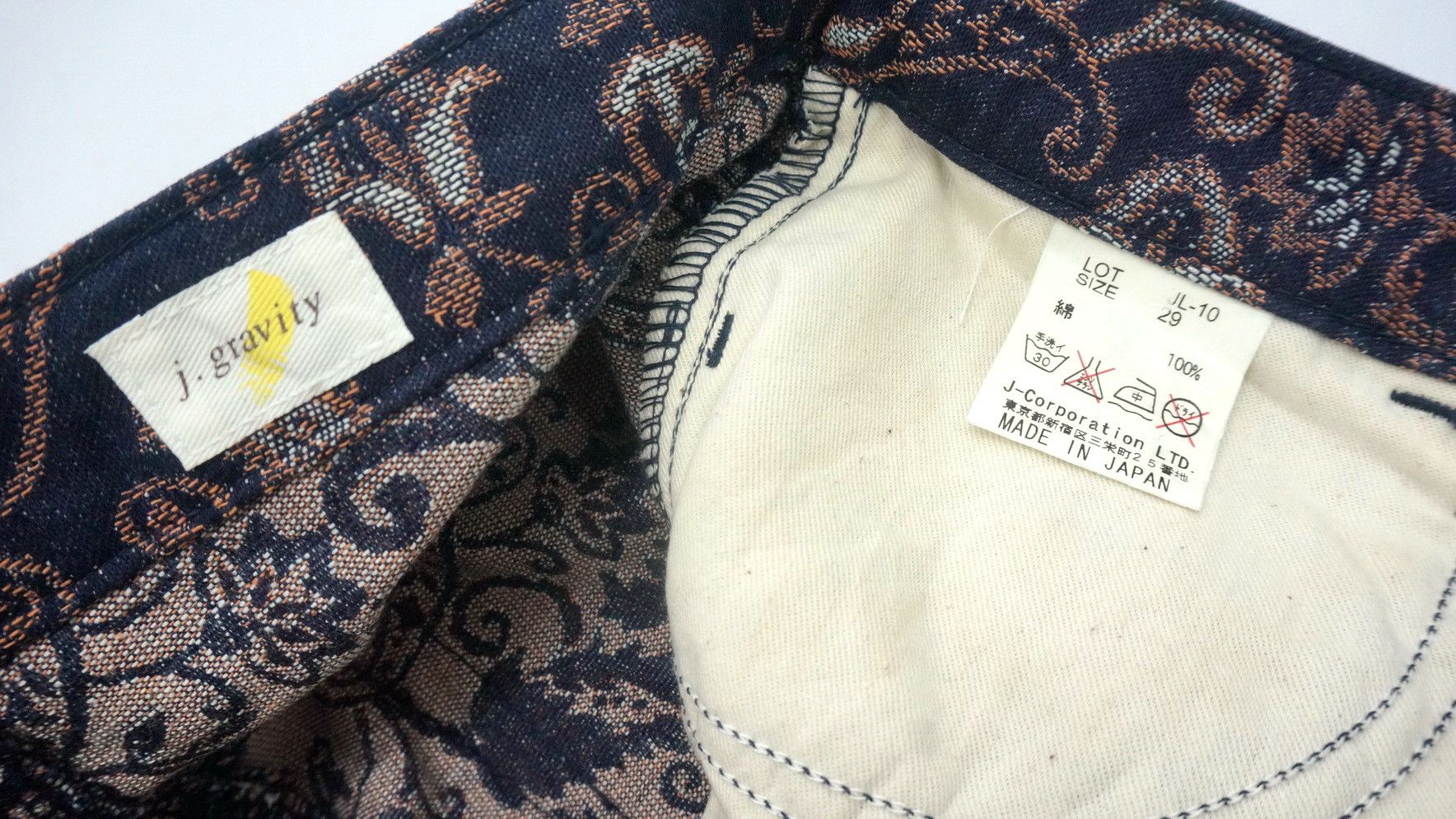 Japanese Brand Japanese Brand J-GRAVITY Floral Light Denim Women's Pants Size 27" / US 4 / IT 40 - 15 Thumbnail