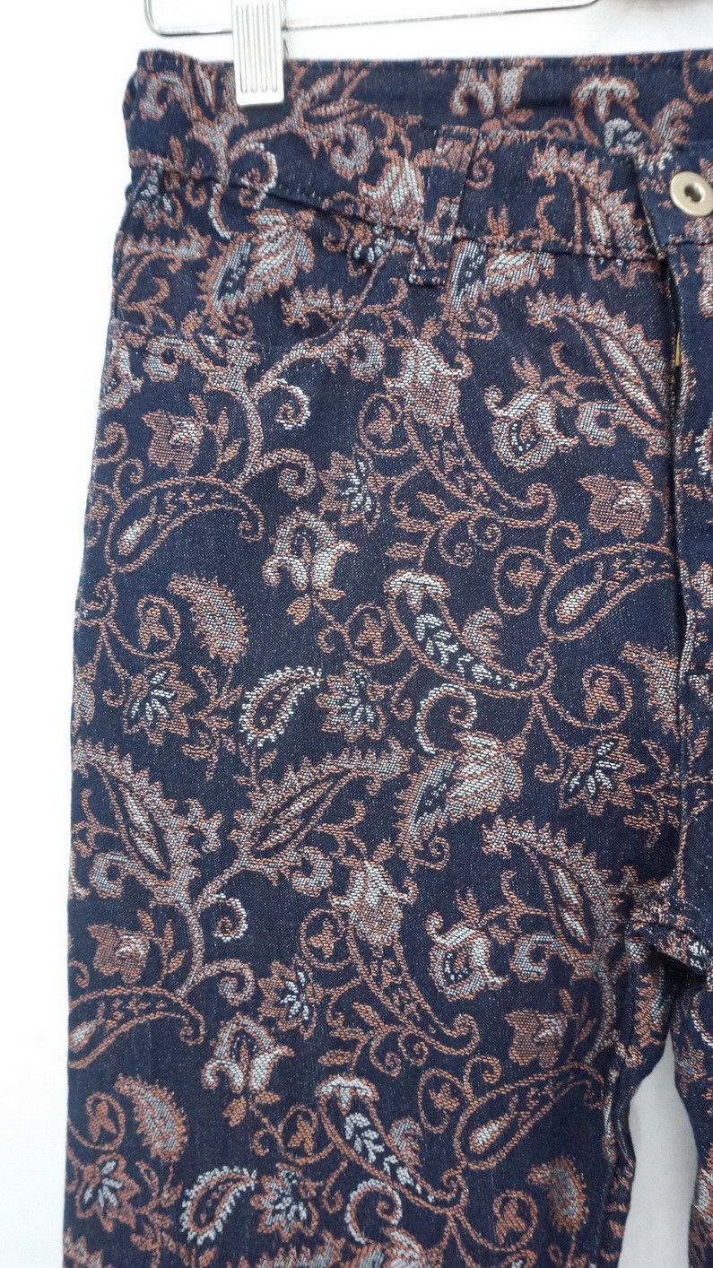 Japanese Brand Japanese Brand J-GRAVITY Floral Light Denim Women's Pants Size 27" / US 4 / IT 40 - 6 Thumbnail