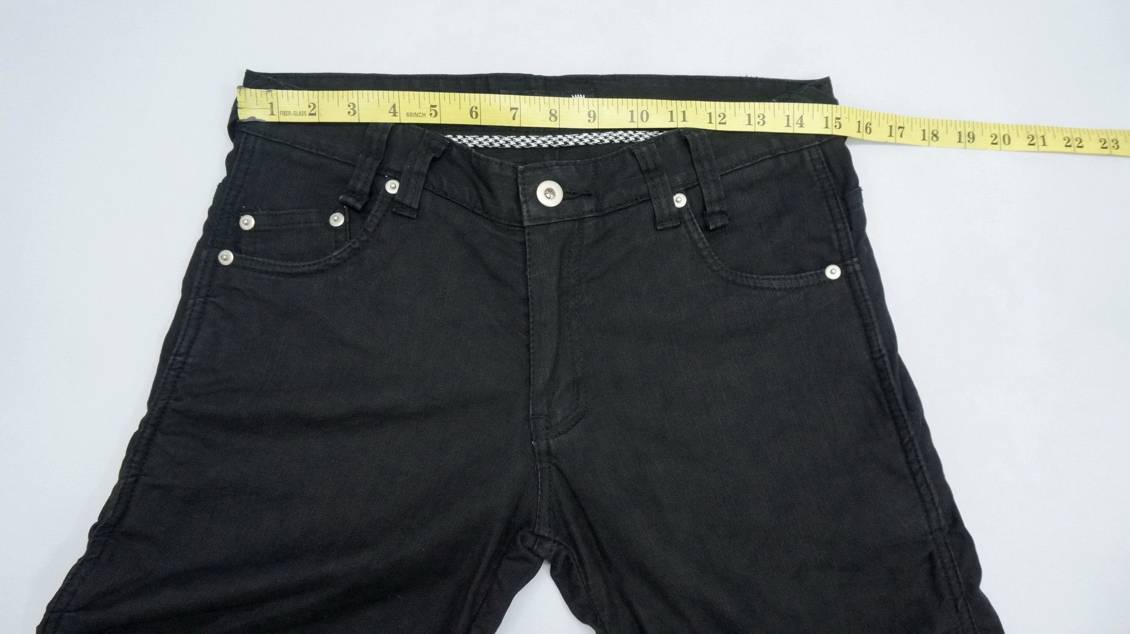 Japanese Brand BIKE STAR Japan Worn Skinny Low rise Shirring Pants Size US 30 / EU 46 - 13 Thumbnail