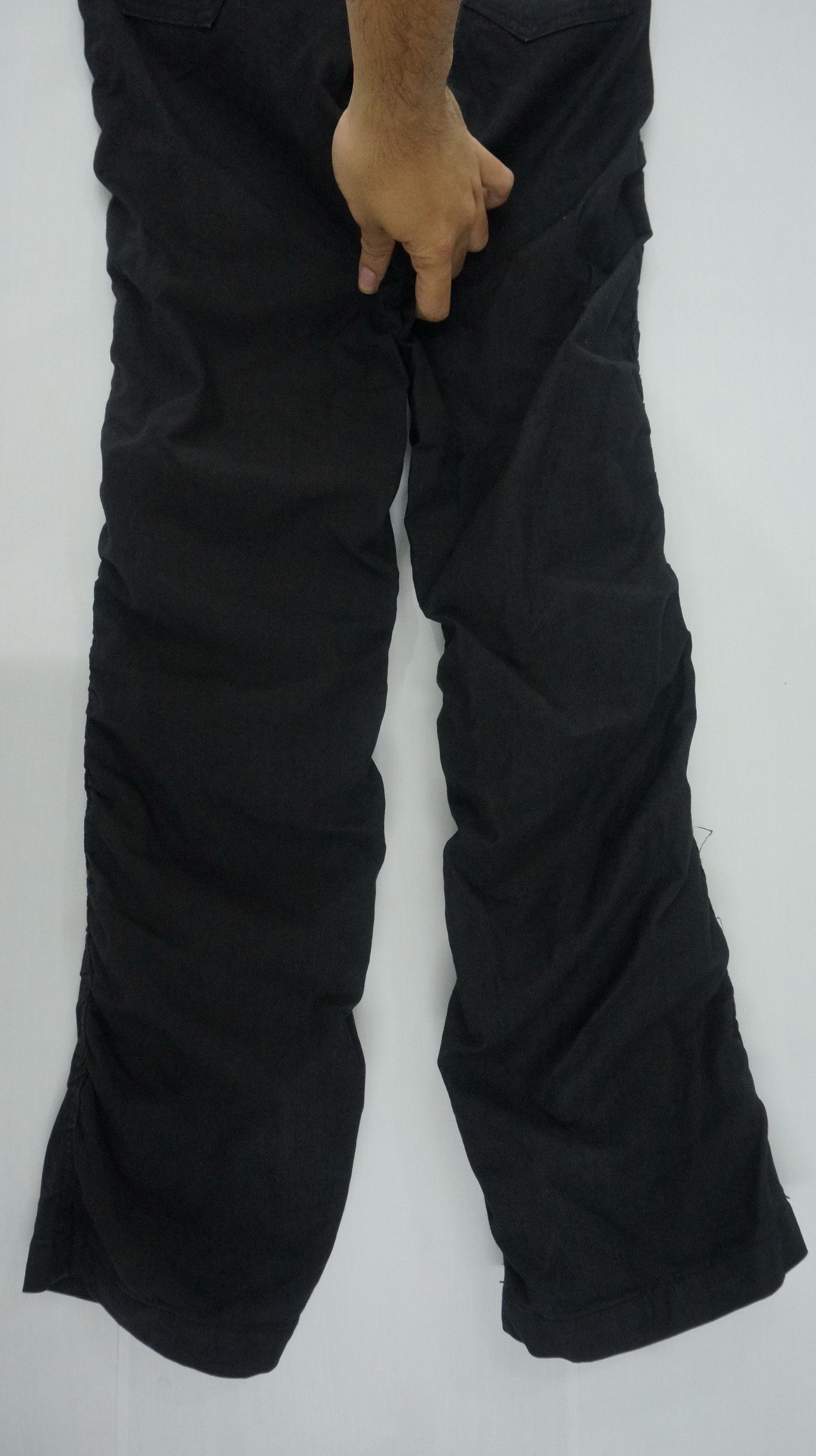Japanese Brand BIKE STAR Japan Worn Skinny Low rise Shirring Pants Size US 30 / EU 46 - 10 Thumbnail