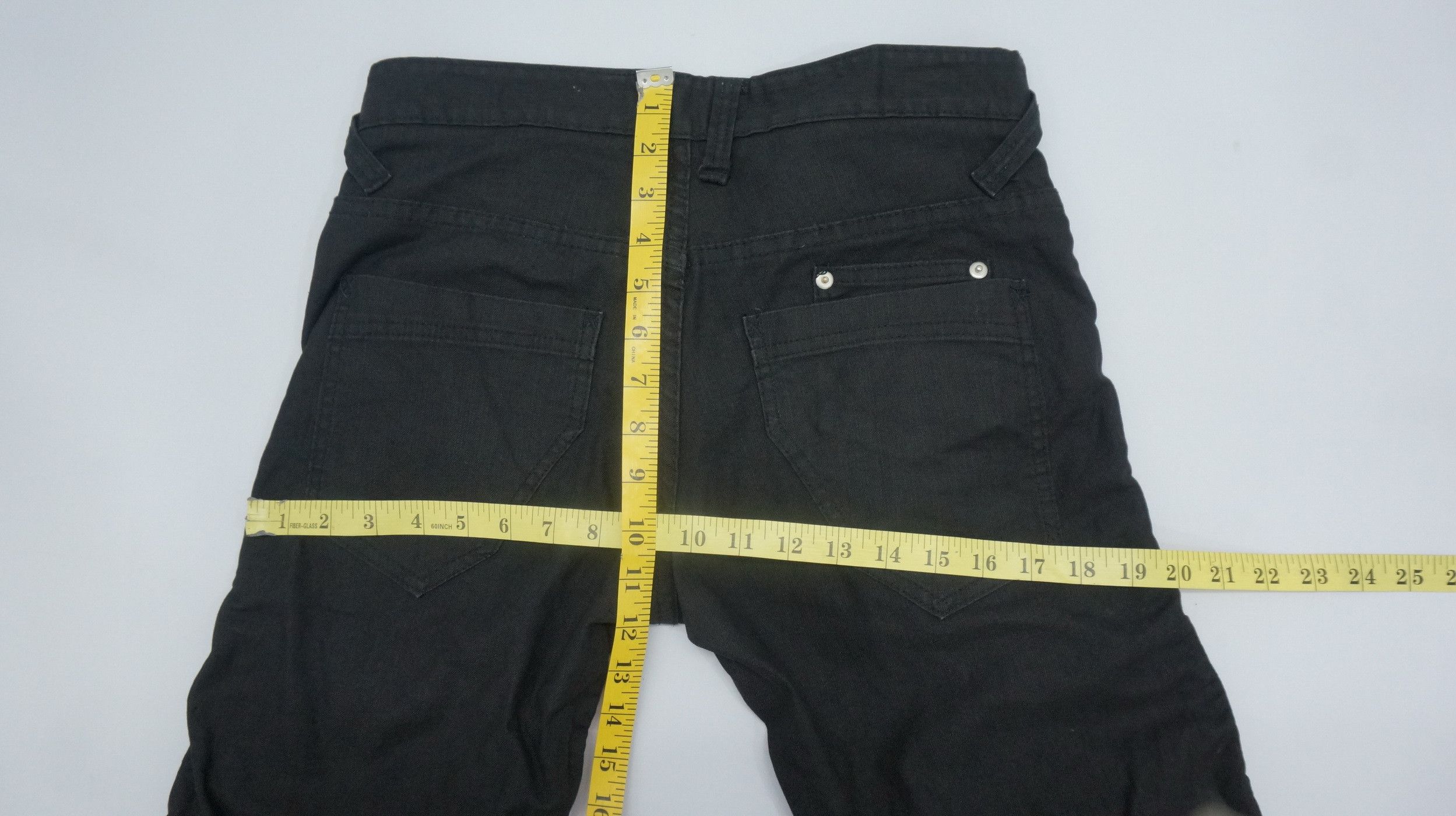 Japanese Brand BIKE STAR Japan Worn Skinny Low rise Shirring Pants Size US 30 / EU 46 - 17 Thumbnail