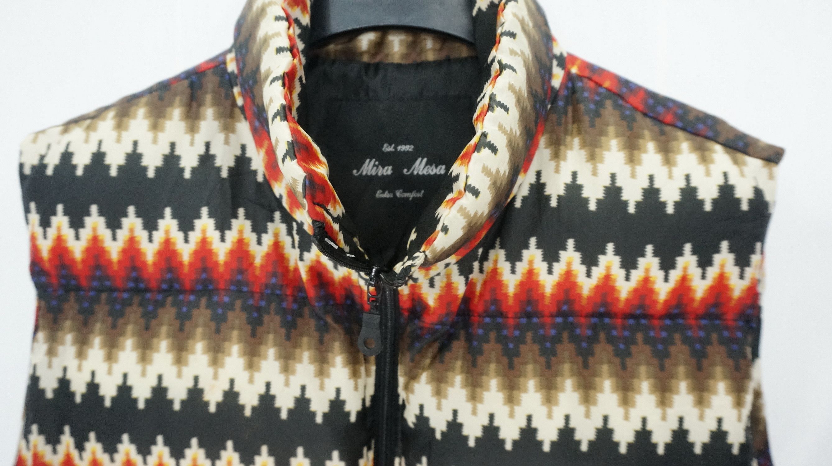 Japanese Brand MIRA MESA Native Design Ortega Light Puffer Vest Size US S / EU 44-46 / 1 - 5 Thumbnail