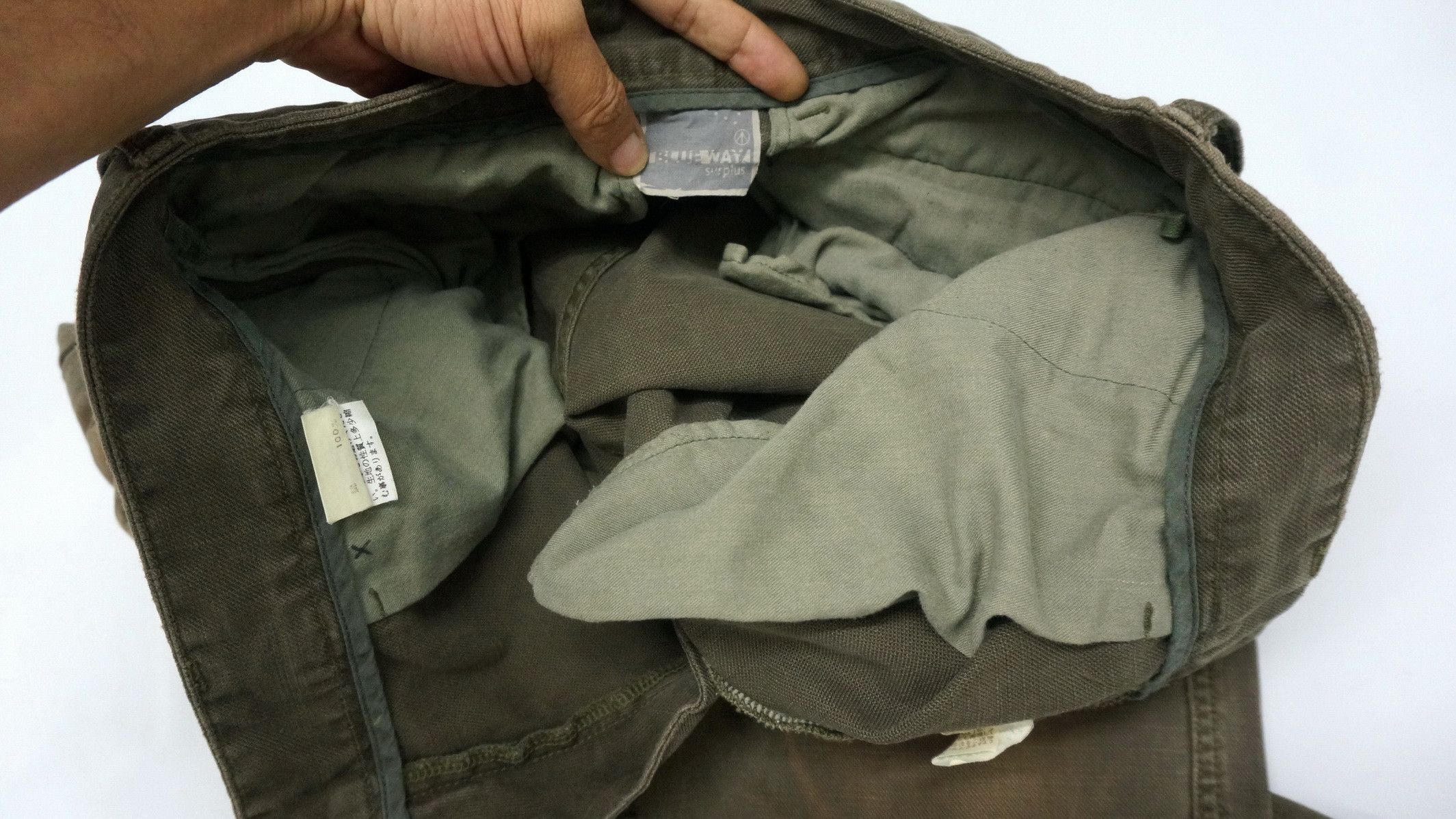 Japanese Brand 🔥 Vtg Sunfaded BLUEWAY SURPLUS Distressed Cargo Pants Size US 30 / EU 46 - 16 Thumbnail