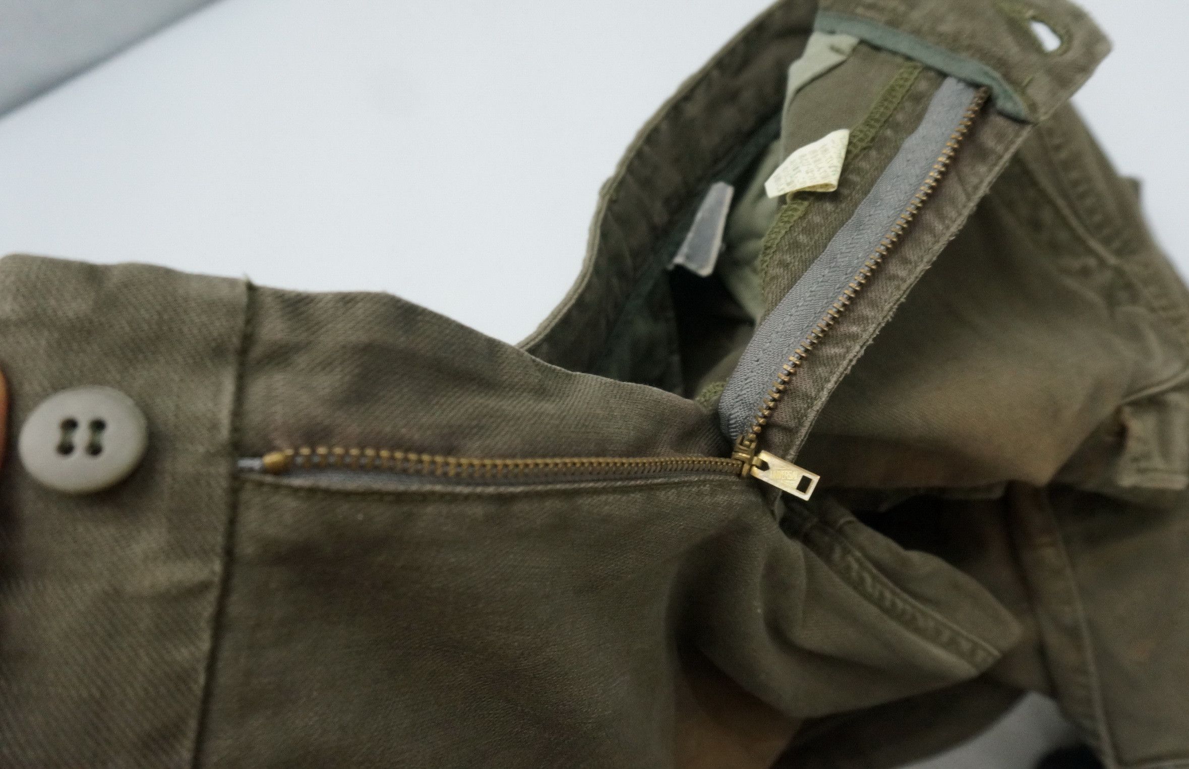 Japanese Brand 🔥 Vtg Sunfaded BLUEWAY SURPLUS Distressed Cargo Pants Size US 30 / EU 46 - 15 Thumbnail