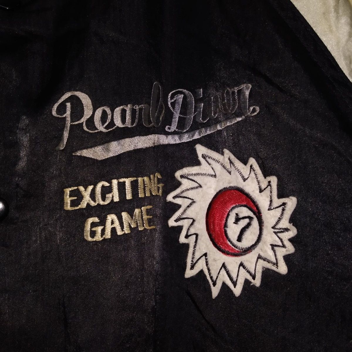 Japanese Brand Pearl Diver Bright Co. Ltd Satin Jacket Ball Snookers Size US XL / EU 56 / 4 - 4 Thumbnail