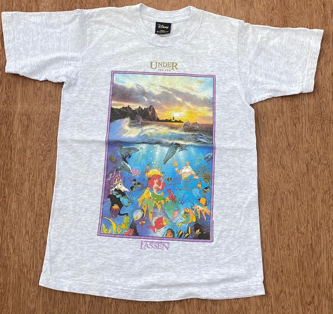 Disney × Vintage Vintage Tee DISNEY UNDER THE SEA MOVIE PROMO ( A12 ) Size US M / EU 48-50 / 2 - 1 Thumbnail